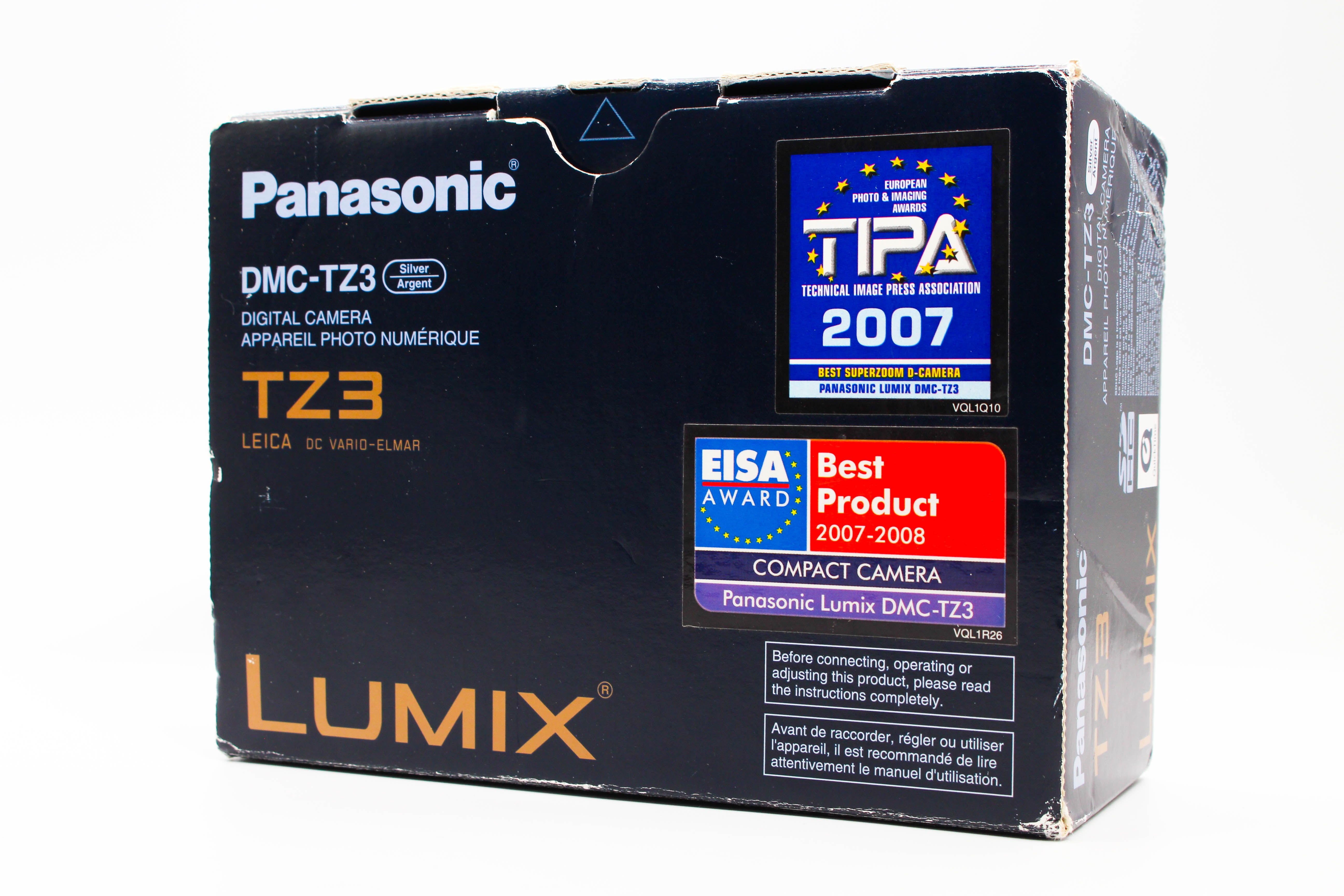 Panasonic Lumix DMC-TZ3 Retro Photo Digital Camera Digicam - Tested Bundle Excellent