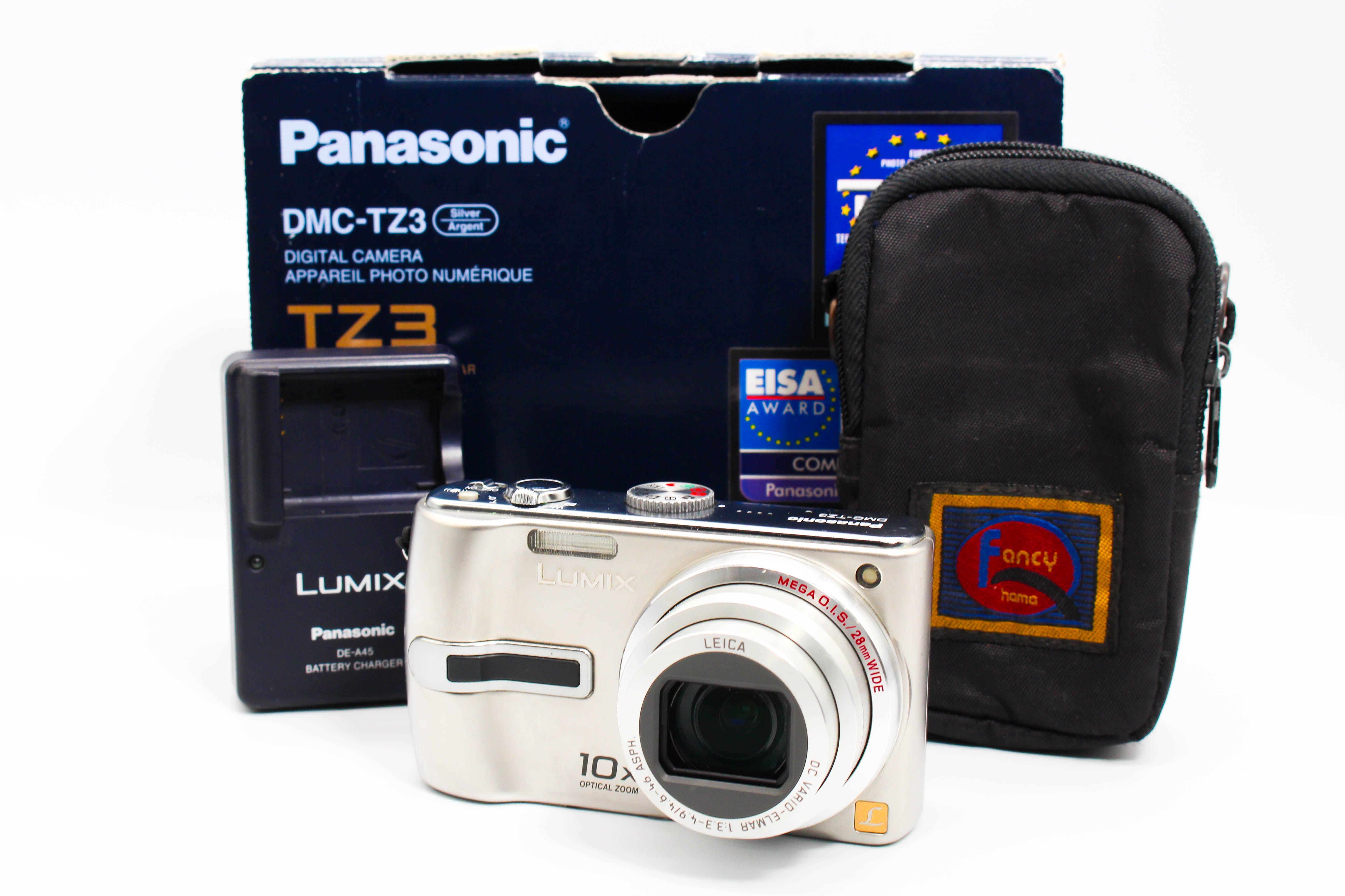 Panasonic Lumix DMC-TZ3 Retro Photo Digital Camera Digicam - Tested Bundle Excellent