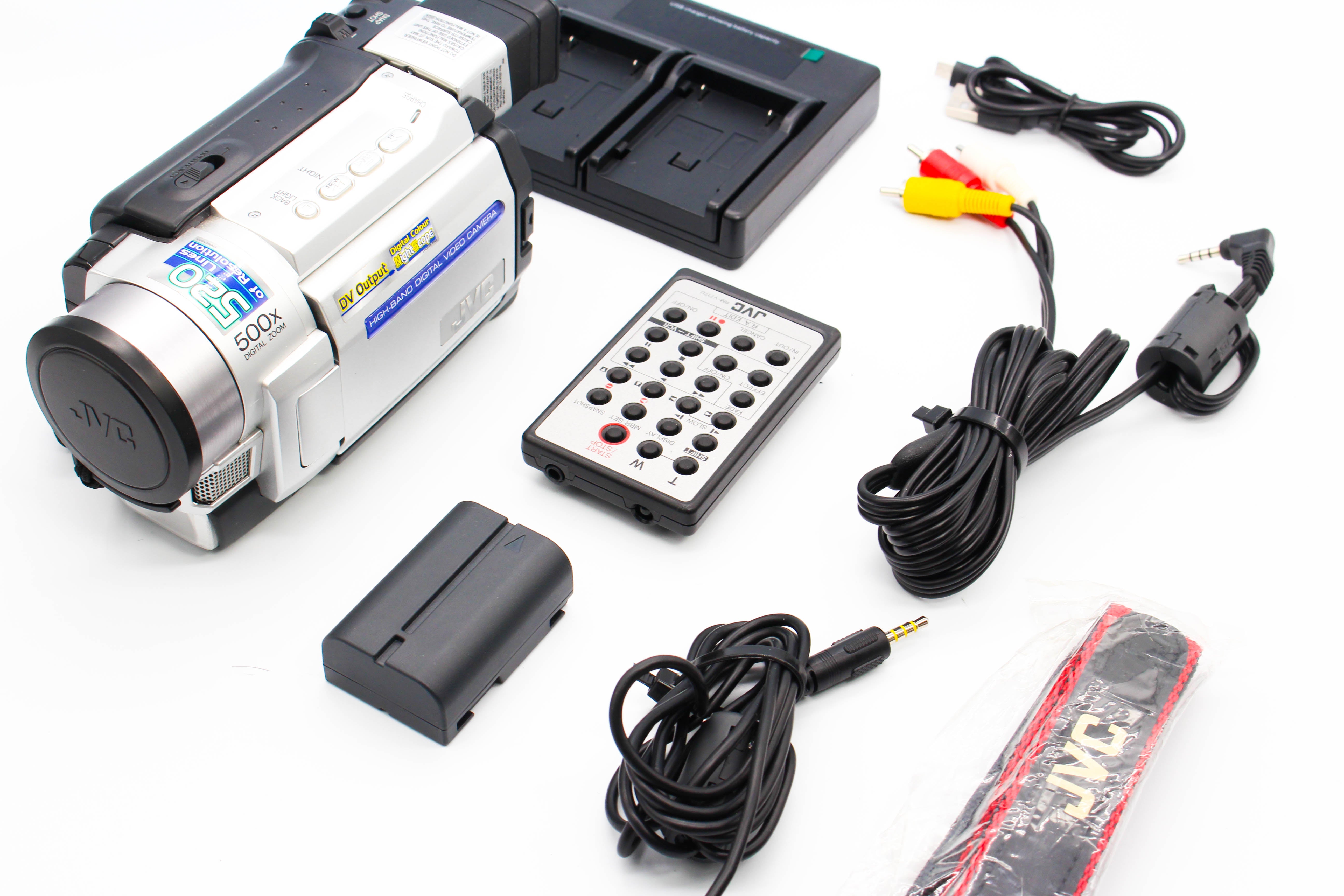 JVC GR-DVK160EK MiniDV Video Handycam Camcorder Camera - Tested Bundle Excellent