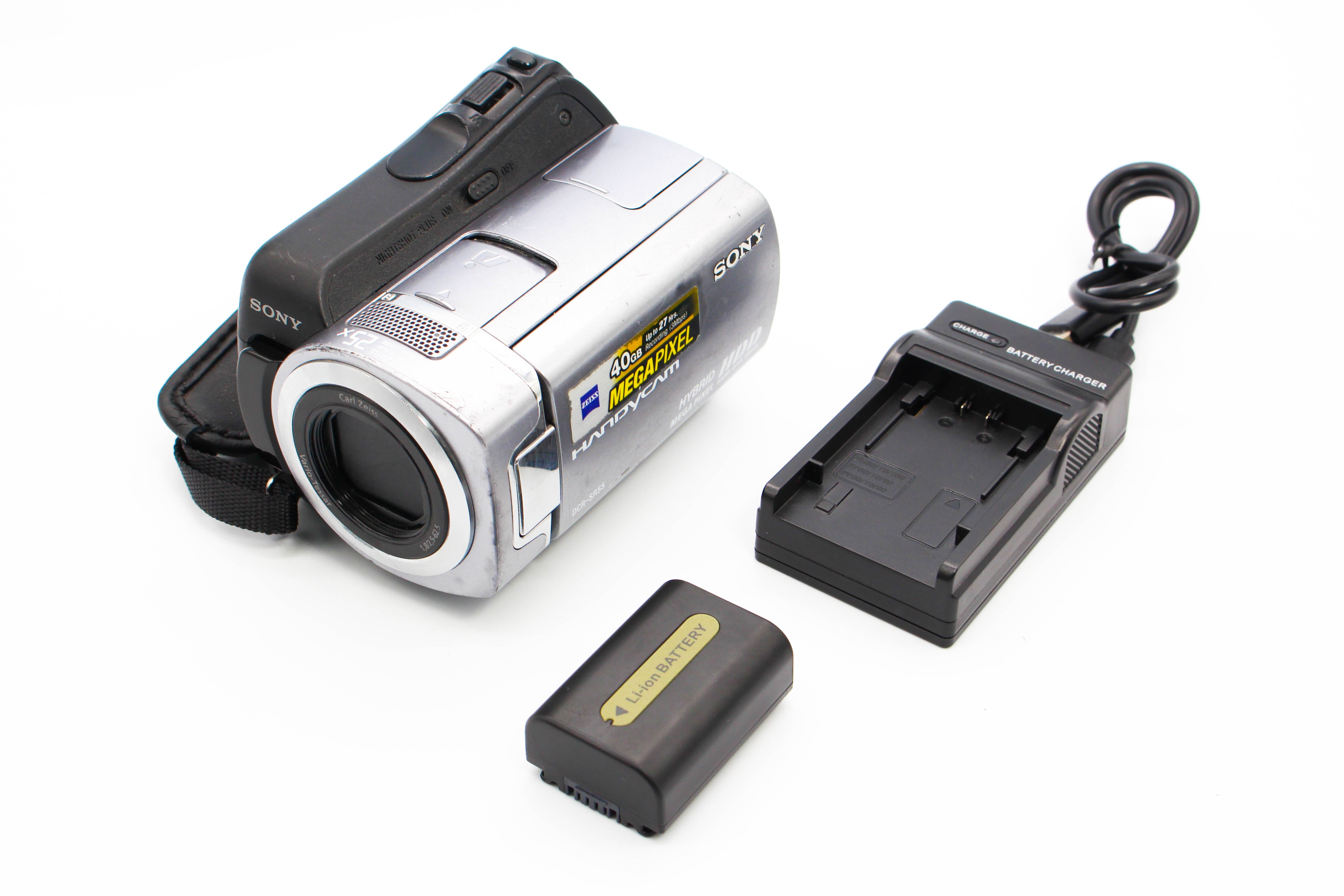 Sony DCR-SR55E HDD HD Digital Video Handycam Camcorder Camera - Tested Bundle