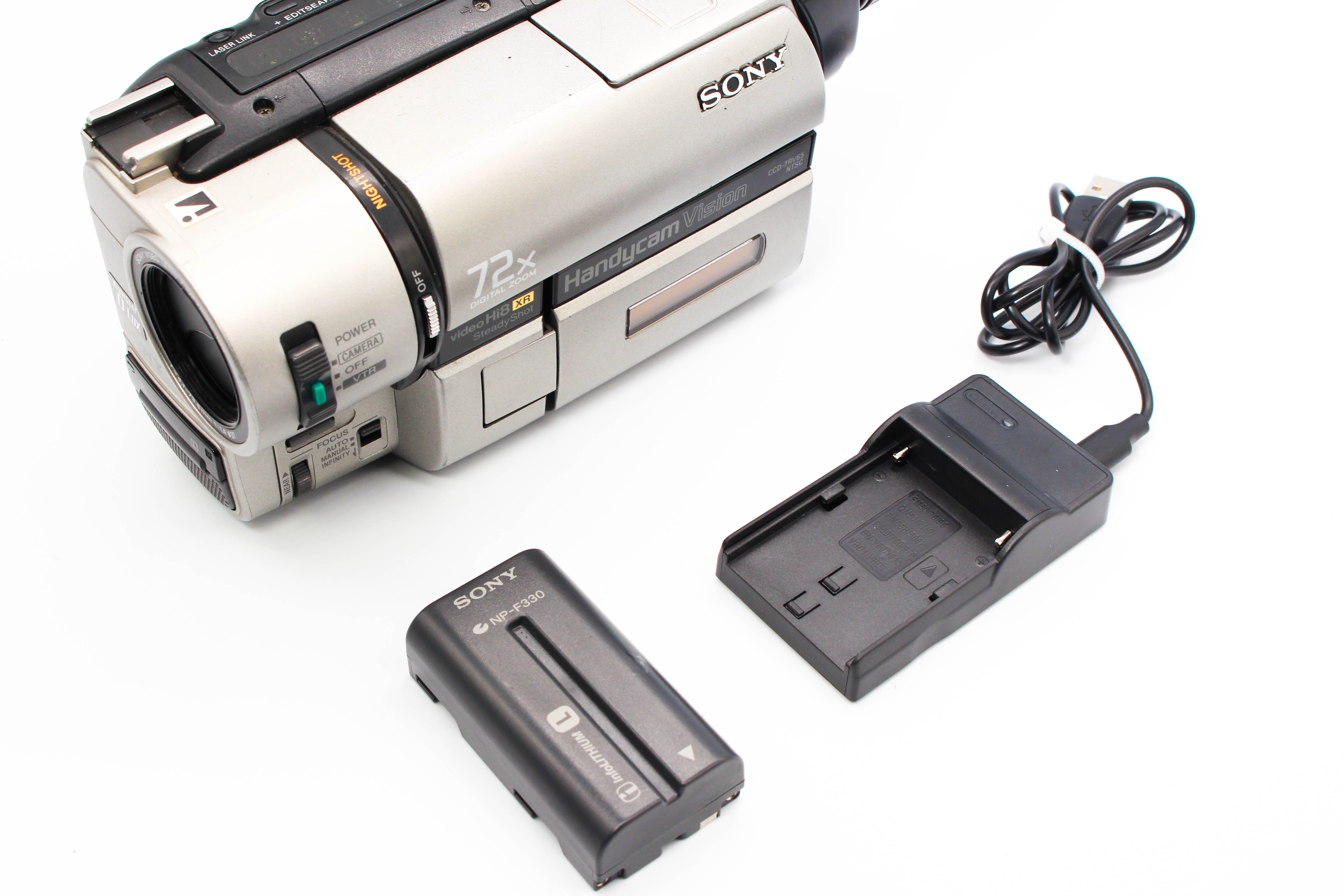 Sony CCD-TRV65 NTSC Hi8 Video8 8mm XR Handycam Camcorder Camera - Tested Bundle Excellent