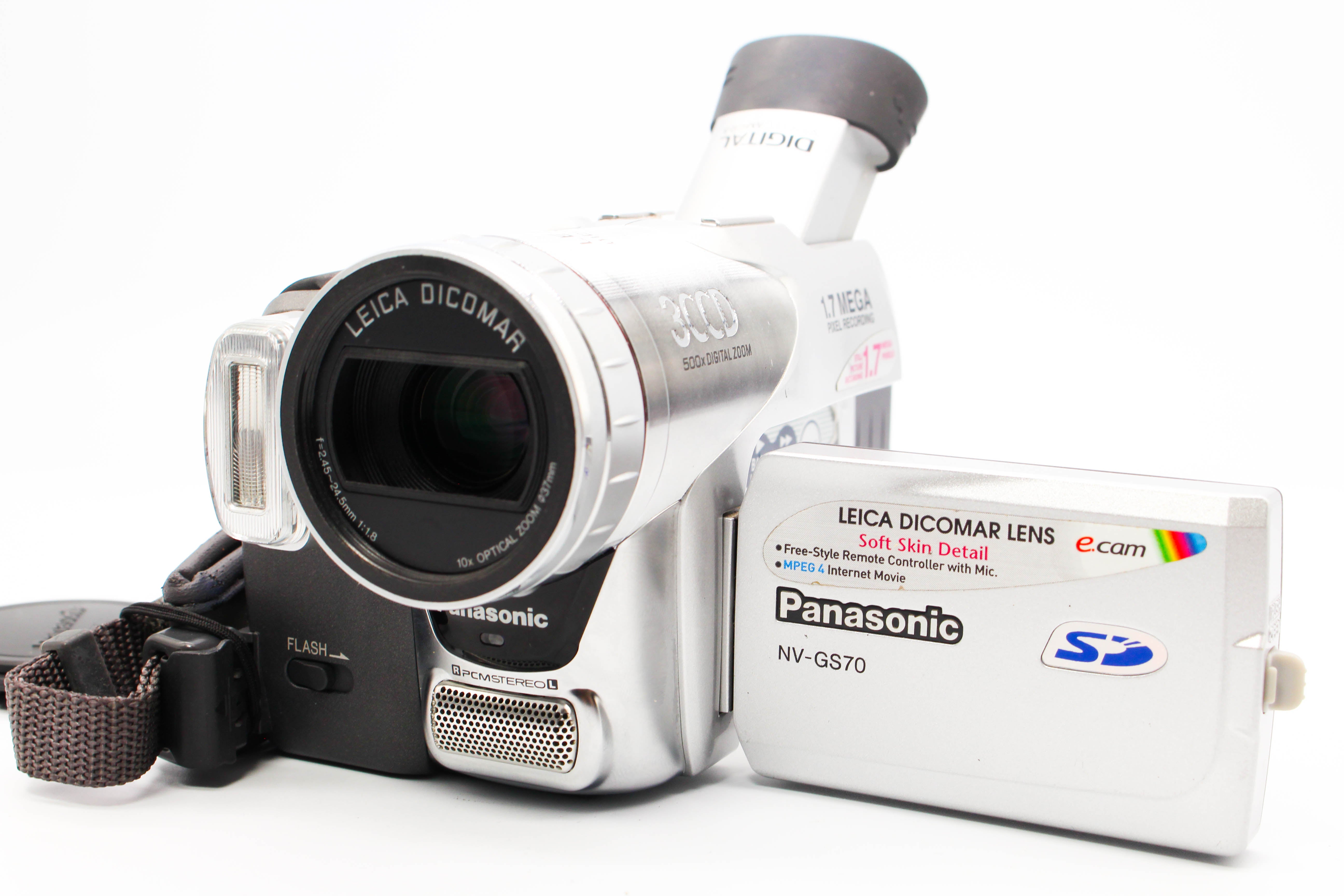Panasonic NV-GS70 MiniDV Digital Video Handycam Camcorder Camera - Tested Bundle Excellent