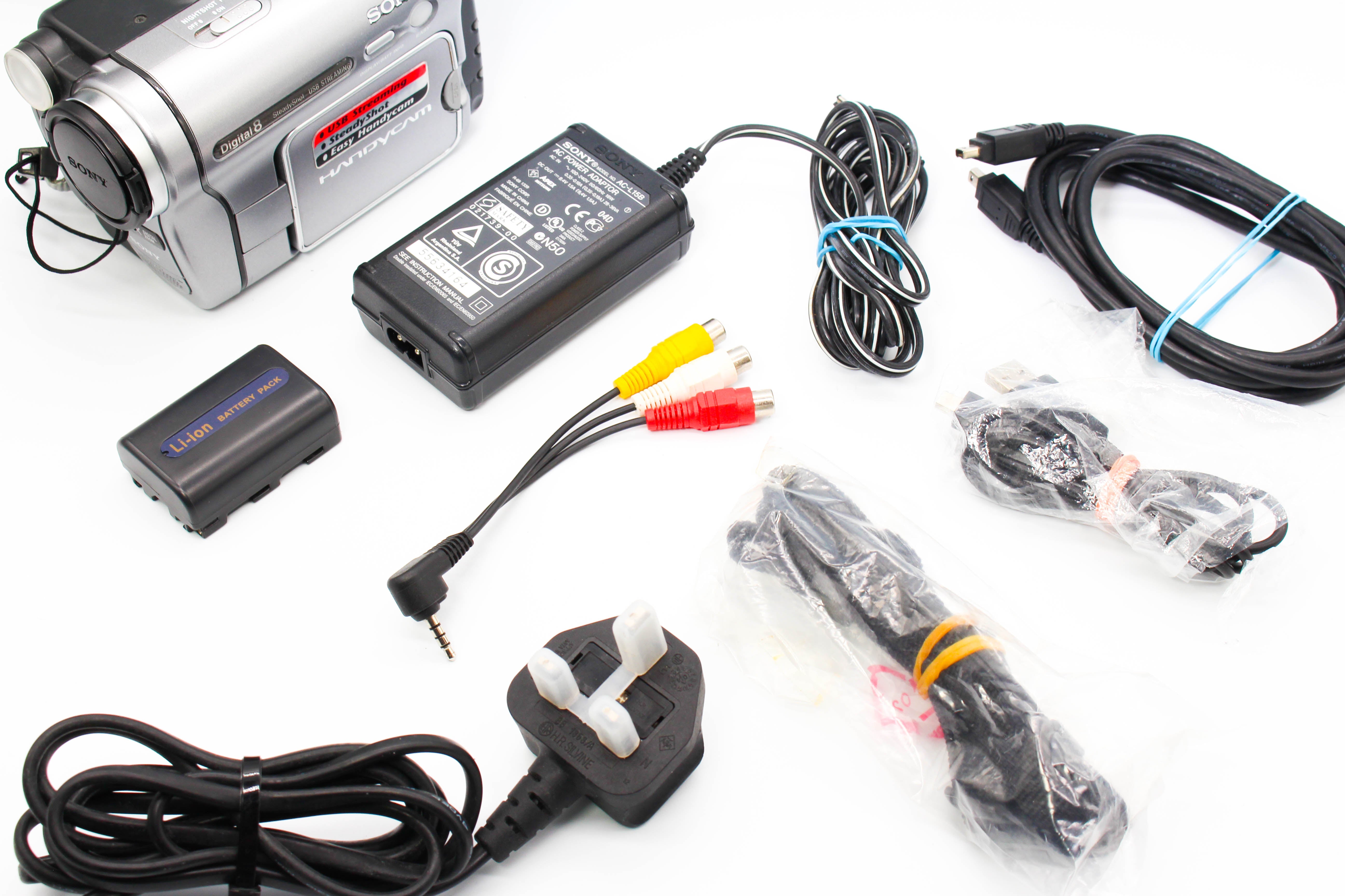 Sony DCR-TRV270E Digital8 8mm Handycam Digital Video Camcorder Camera Handycam - Tested Bundle Excellent