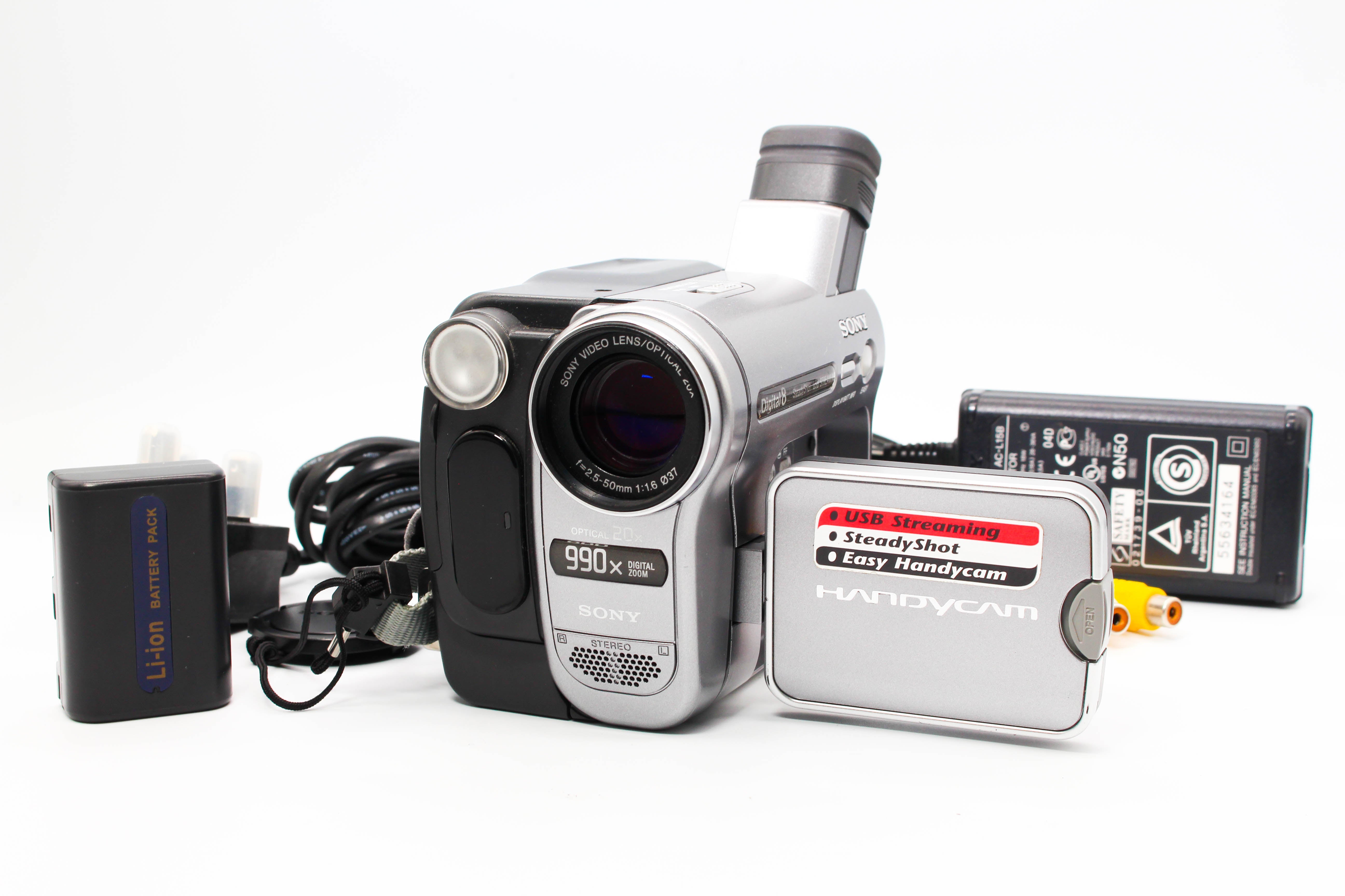 Sony DCR-TRV270E Digital8 8mm Handycam Digital Video Camcorder Camera Handycam - Tested Bundle Excellent