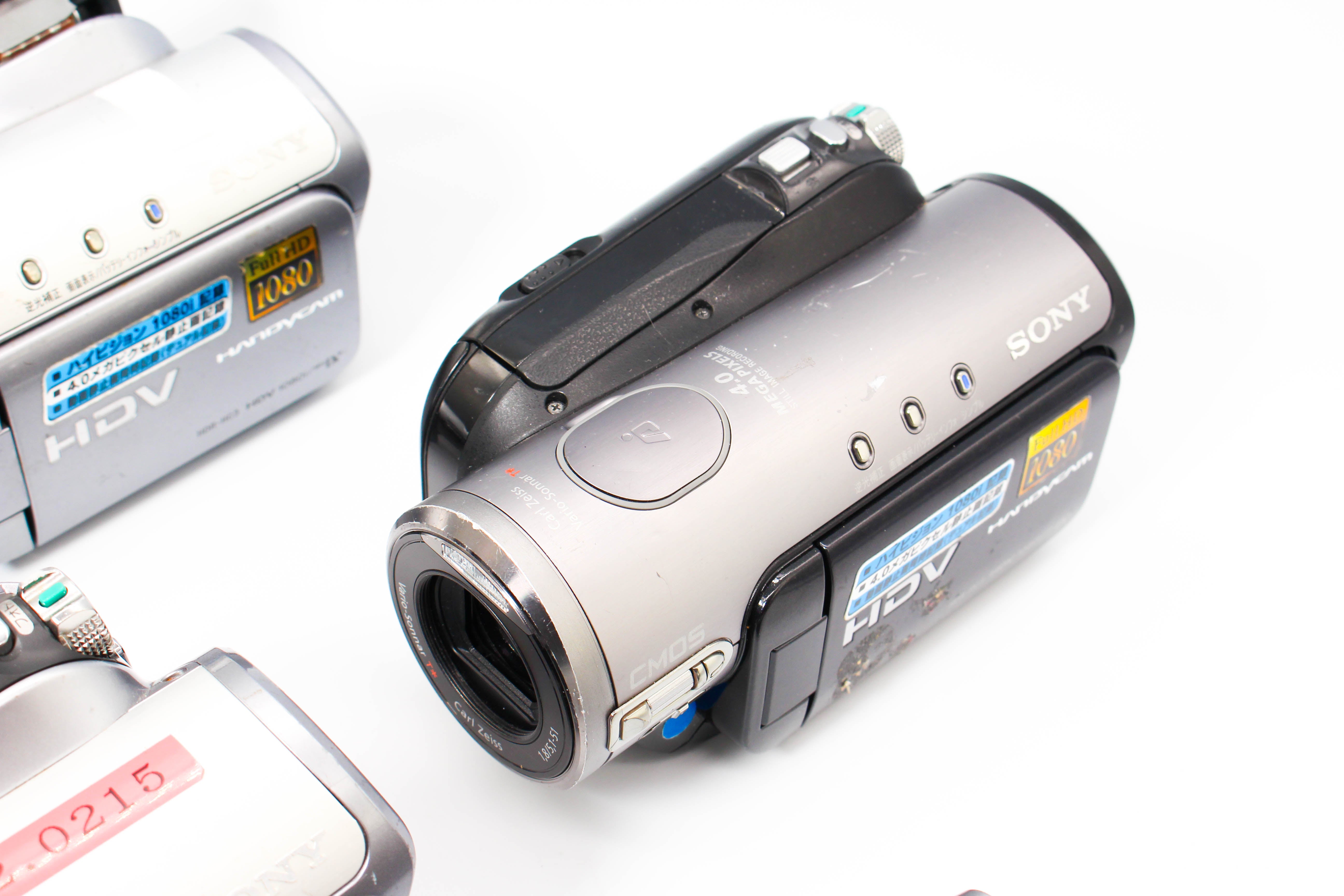 Assorted Faulty Sony HD MiniDV Digital Video Handycam Camcorder Cameras Inc. Sony DCR-HC3 Panasonic HDC-SD1