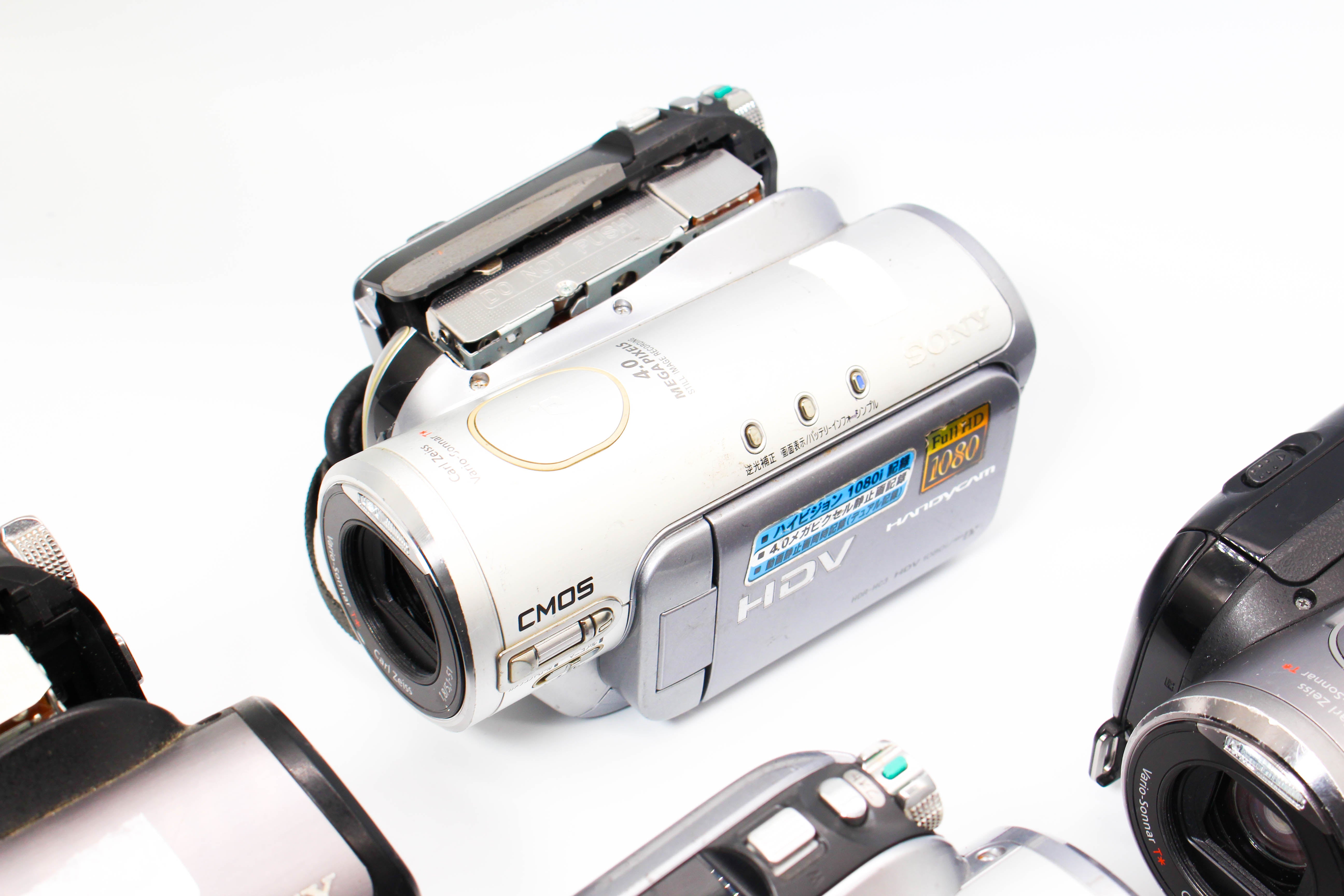Assorted Faulty Sony HD MiniDV Digital Video Handycam Camcorder Cameras Inc. Sony DCR-HC3 Panasonic HDC-SD1