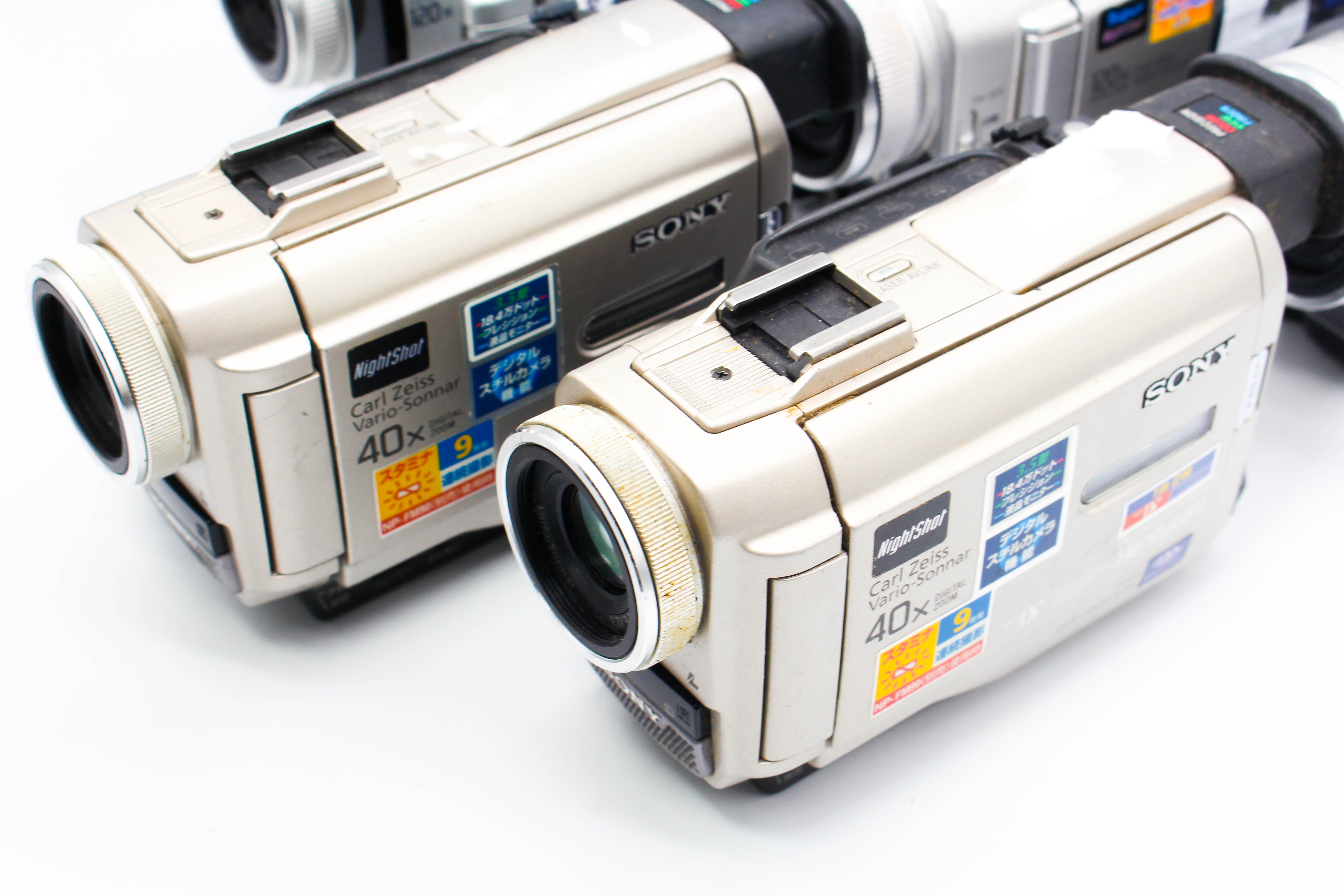 Assorted Faulty Sony MiniDV Digital Video Handycam Camcorder Cameras Inc. Sony DCR-TRV10 DCR-TRV20