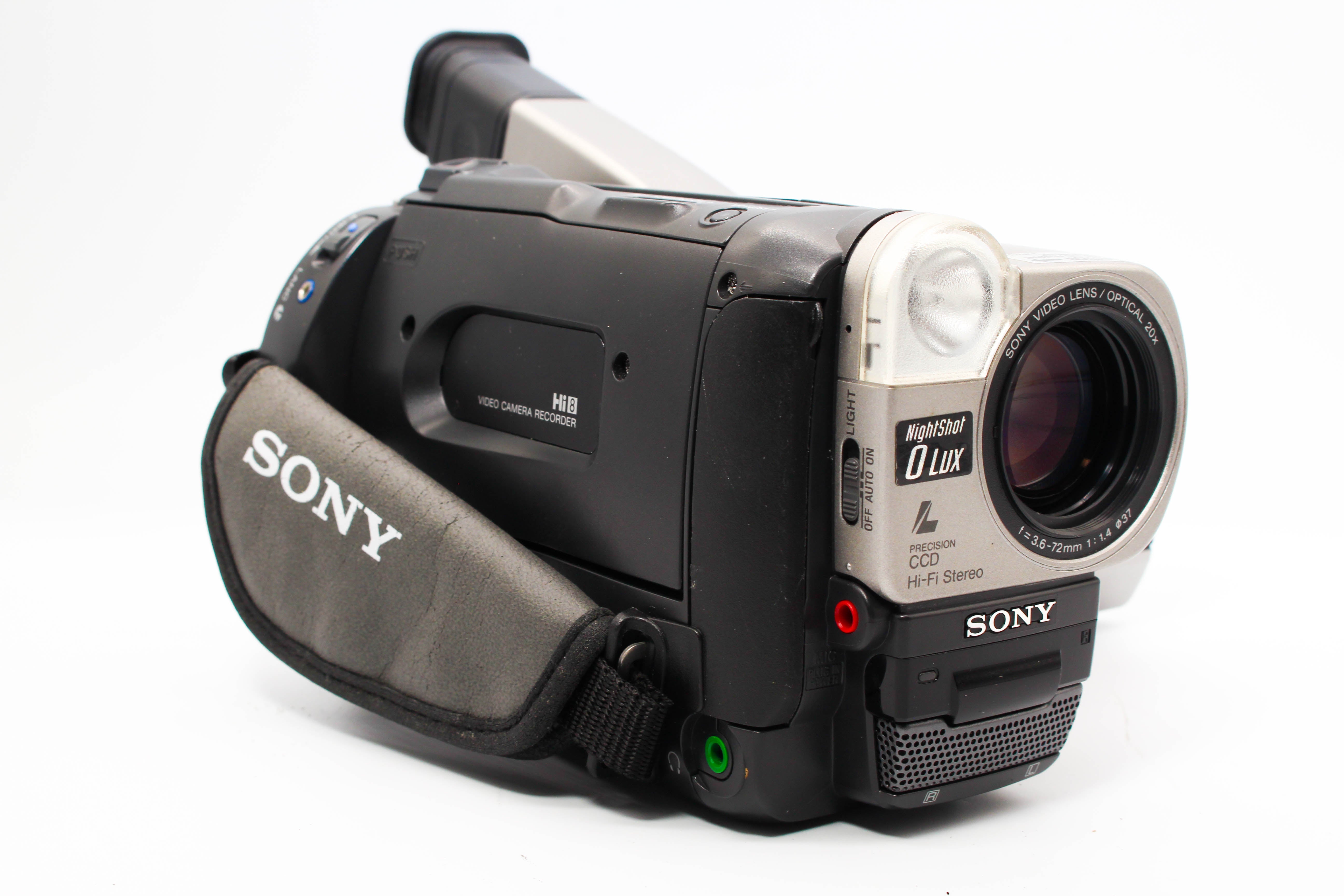 Sony CCD-TRV66E Hi8 8mm Handycam Video Camcorder Camera - Tested Bundle Excellent