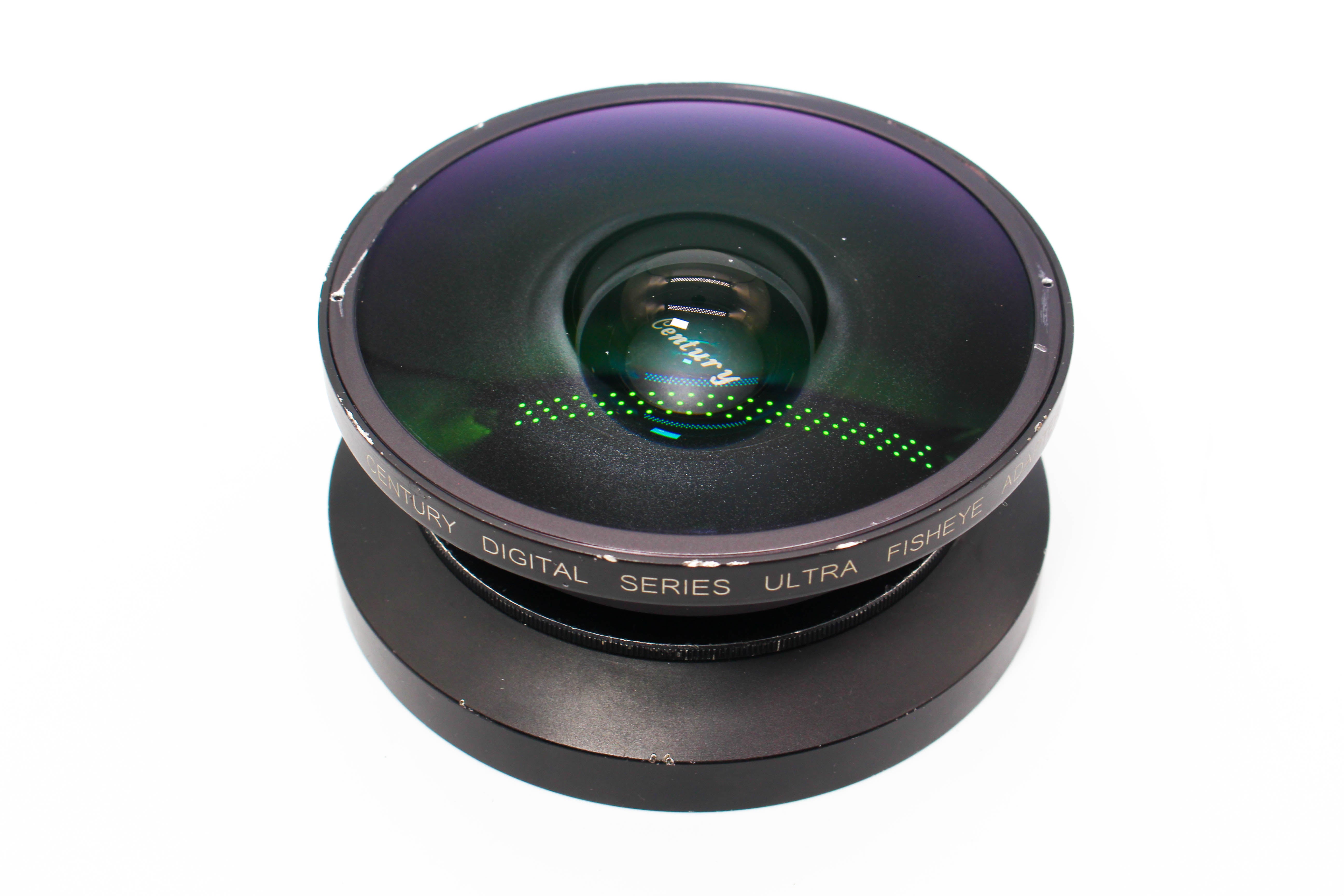 Century Optics MK1 0.3X VX1000 Bayo Mount Fisheye Lens For Camcorders - Very Rare