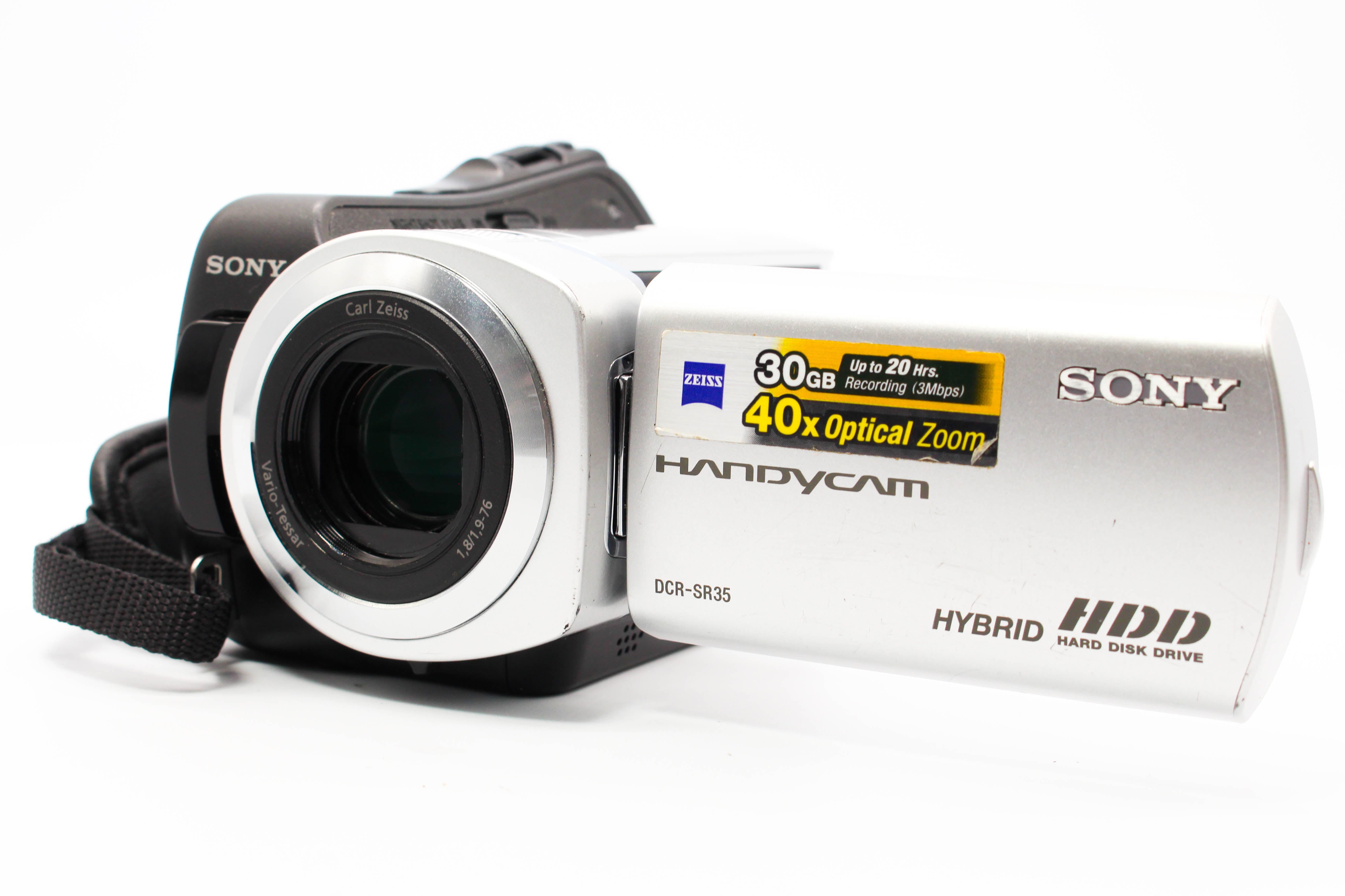 Sony DCR-SR35E HDD HD Digital Video Handycam Camcorder Camera - Tested Bundle Good