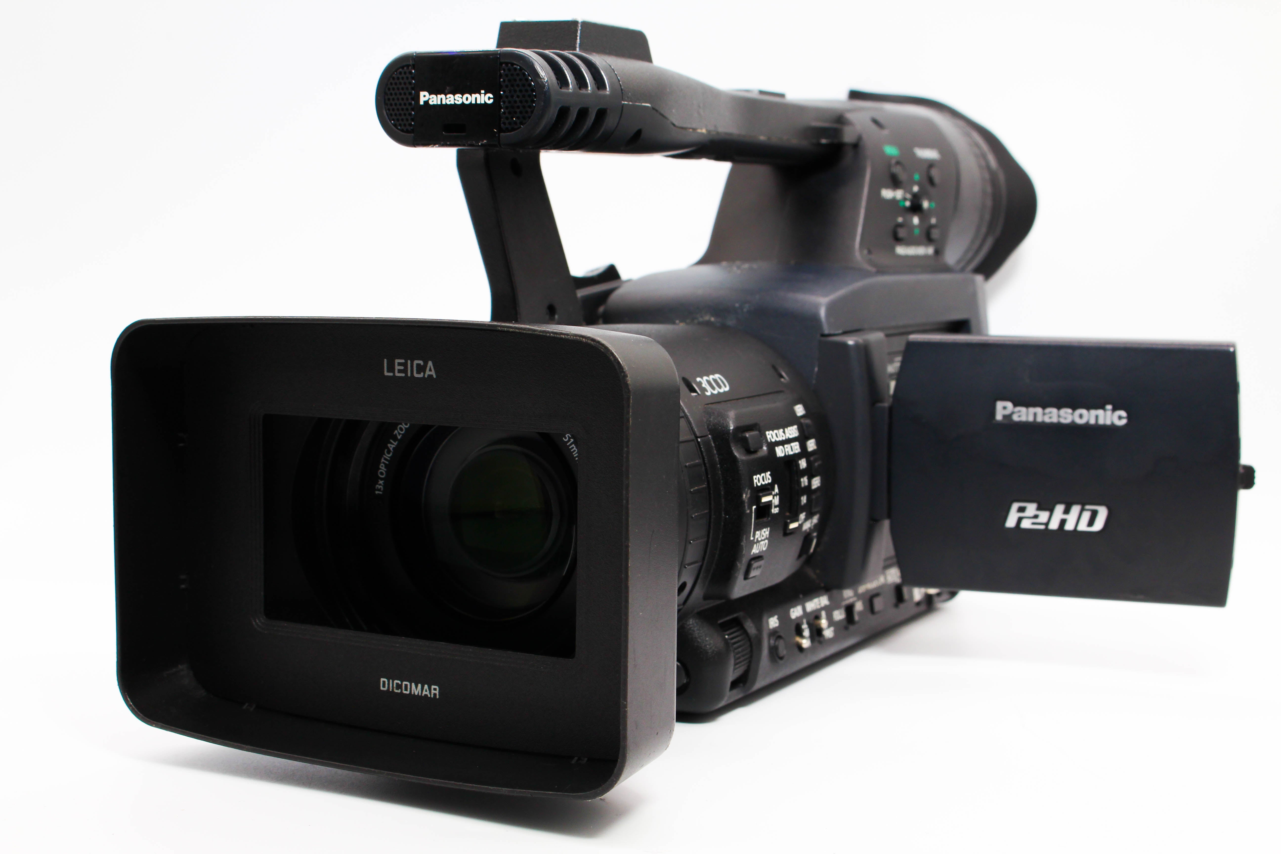 Panasonic AG-HPX170P NTSC P2 Card Digital Video Camcorder Camera - Tested Bundle Good