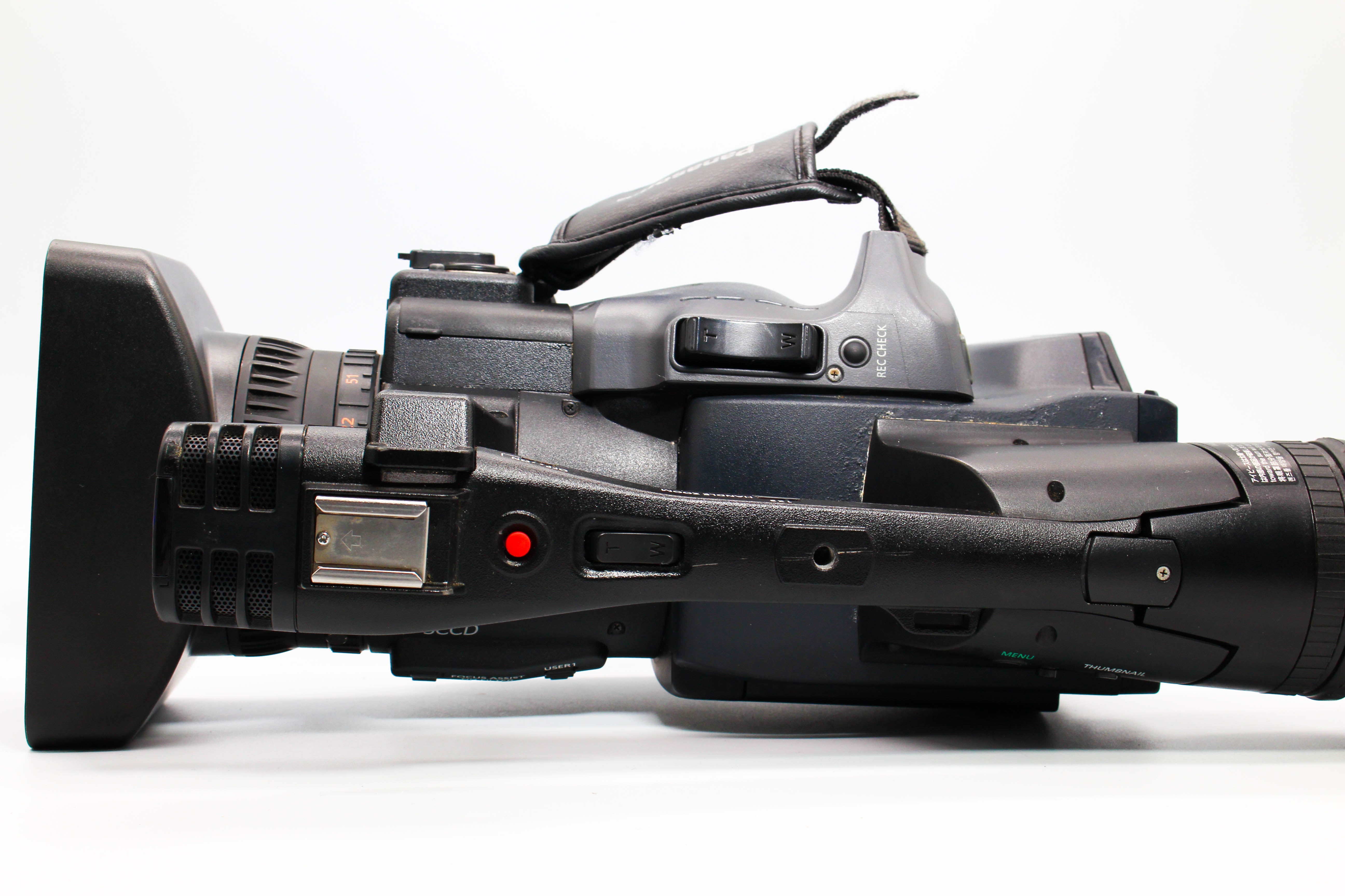 Panasonic AG-HPX170P NTSC P2 Card Digital Video Camcorder Camera - Tested Bundle Good