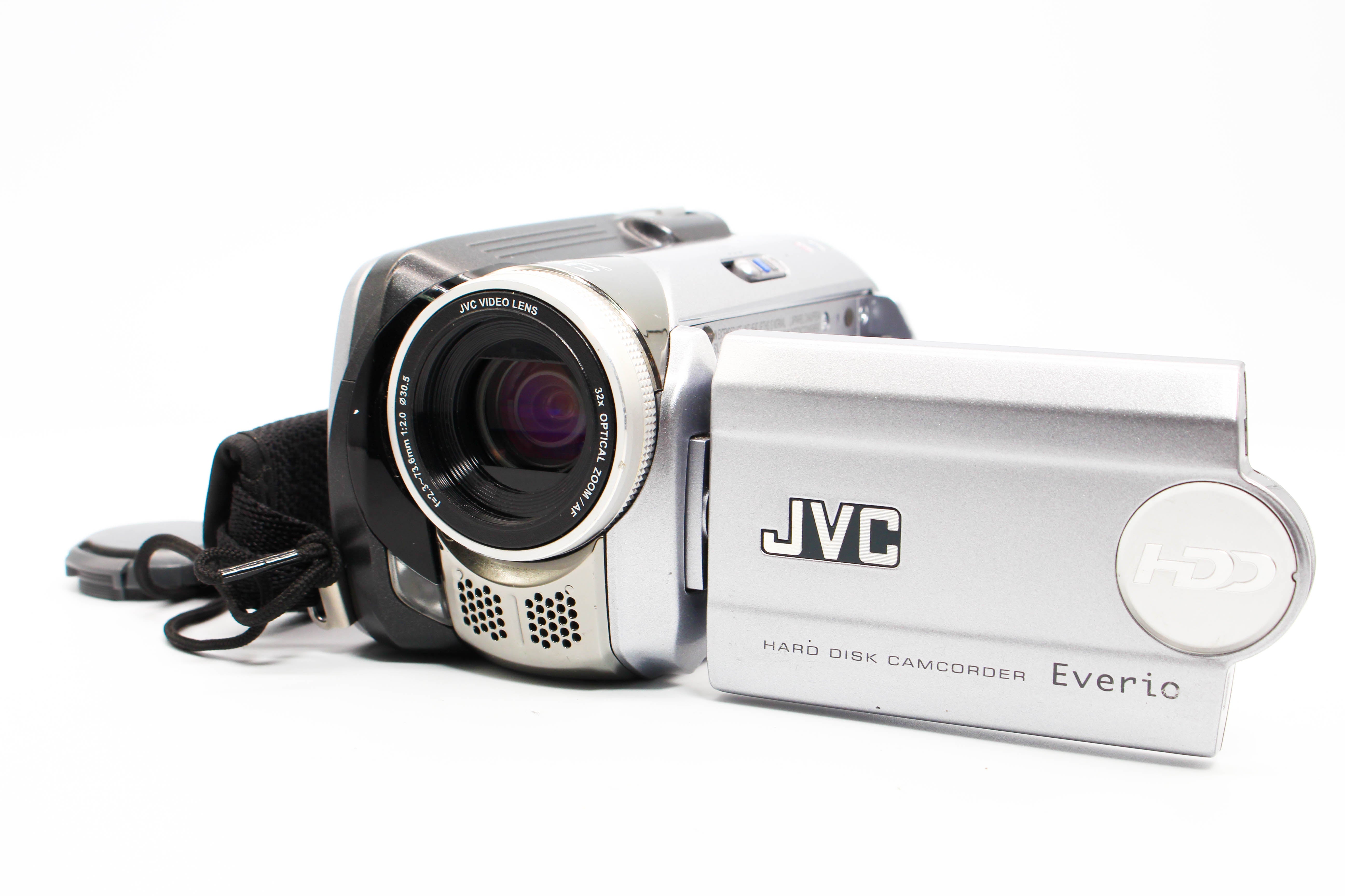 JVC Everic GZ-MG21EK HD HDD Hard Disk Digital Video Camcorder Camera - Tested Bundle Excellent
