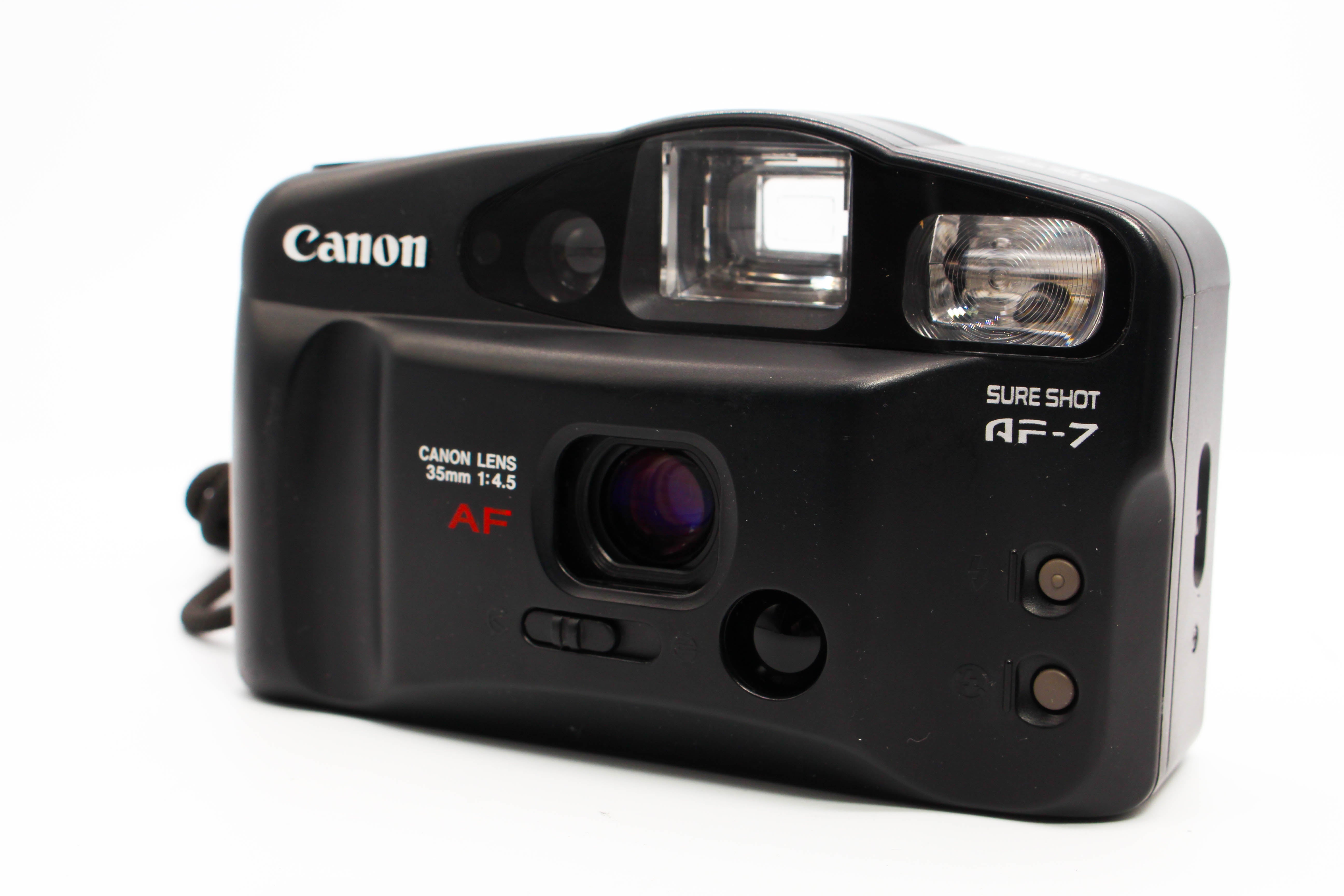 Canon Sureshot AF-7 35mm Film Compact Point And Shoot Camera With 35mm F4.5 Lens - Tested Excellent