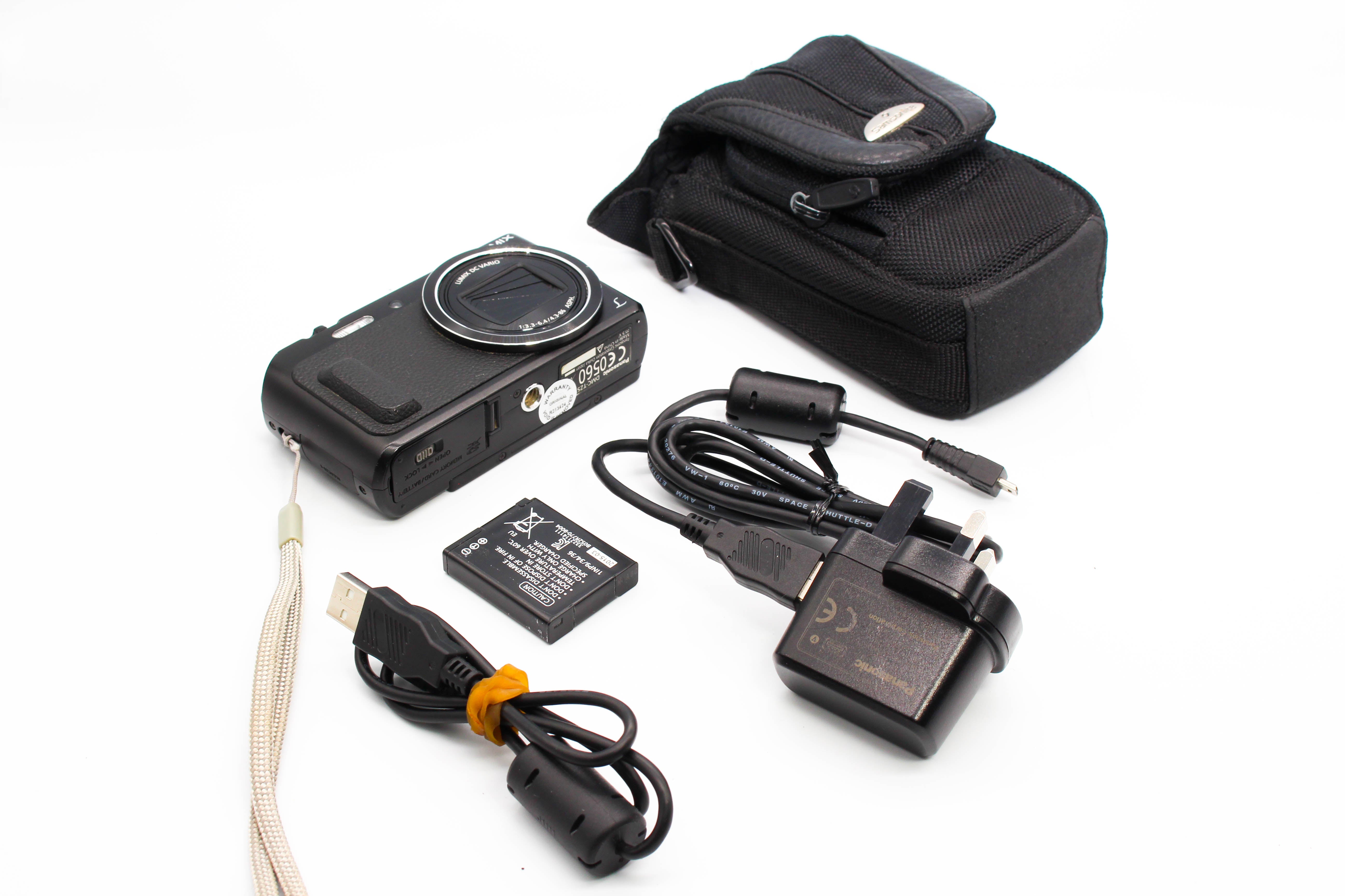 Panasonic Lumix DMC-TZ57 Digital Retro Photo Digital Camera Digicam - Tested Bundle Good