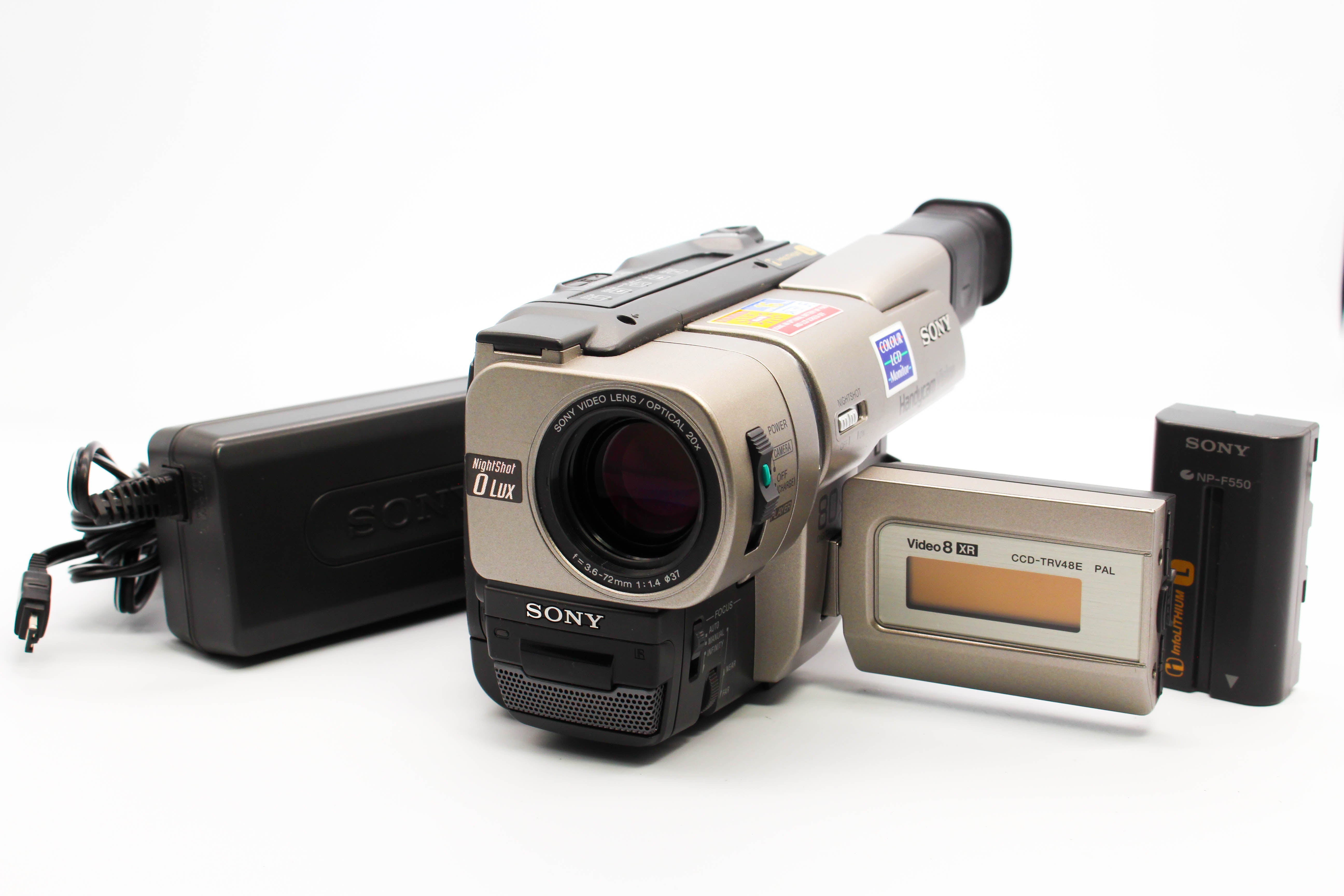 Sony CCD-TRV48E Video8 XR 8mm Handycam Video Camcorder Camera - Tested Bundle Excellent