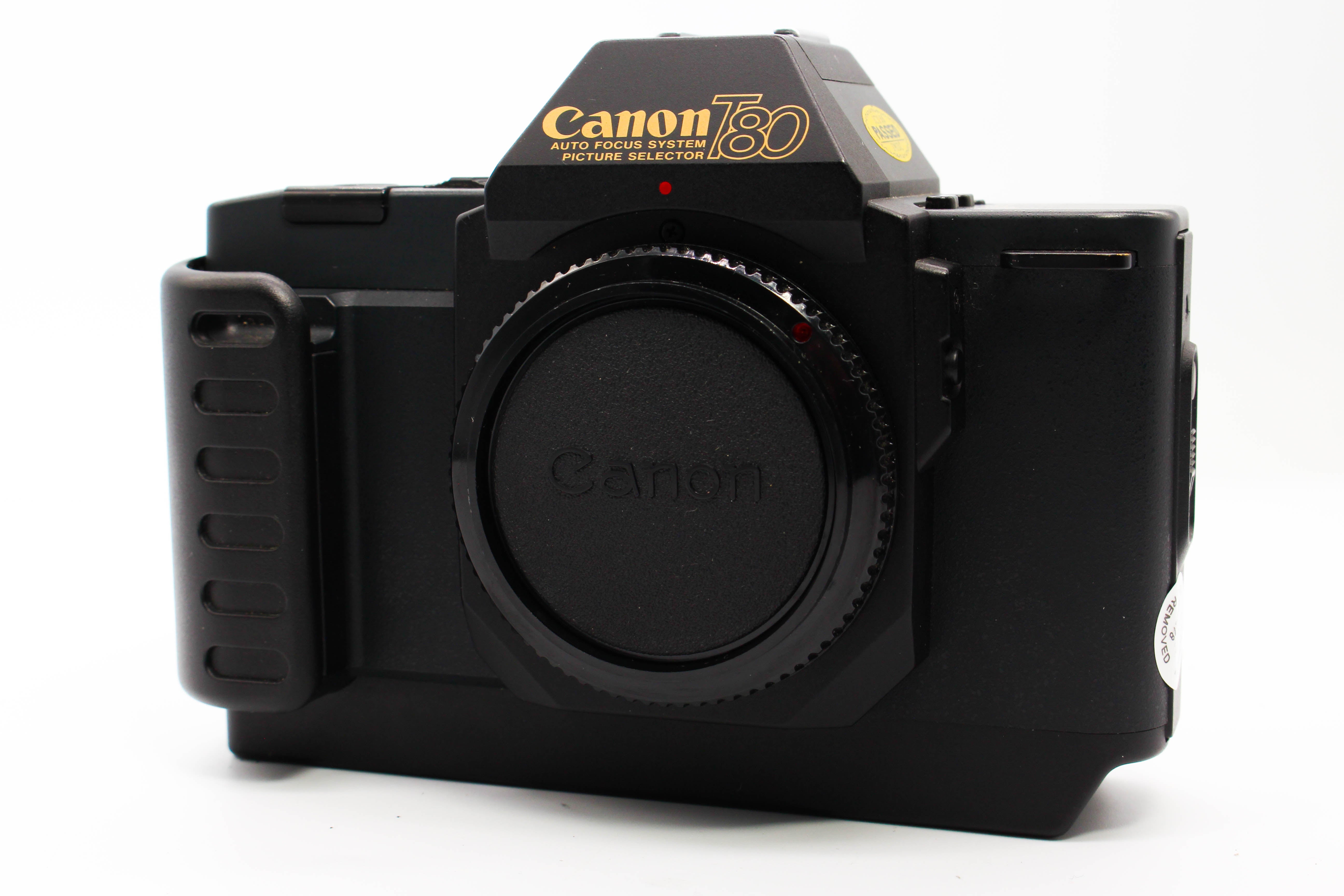 Canon T80 SLR 35mm Film Vintage Retro Photo Camera - Tested Bundle Excellent