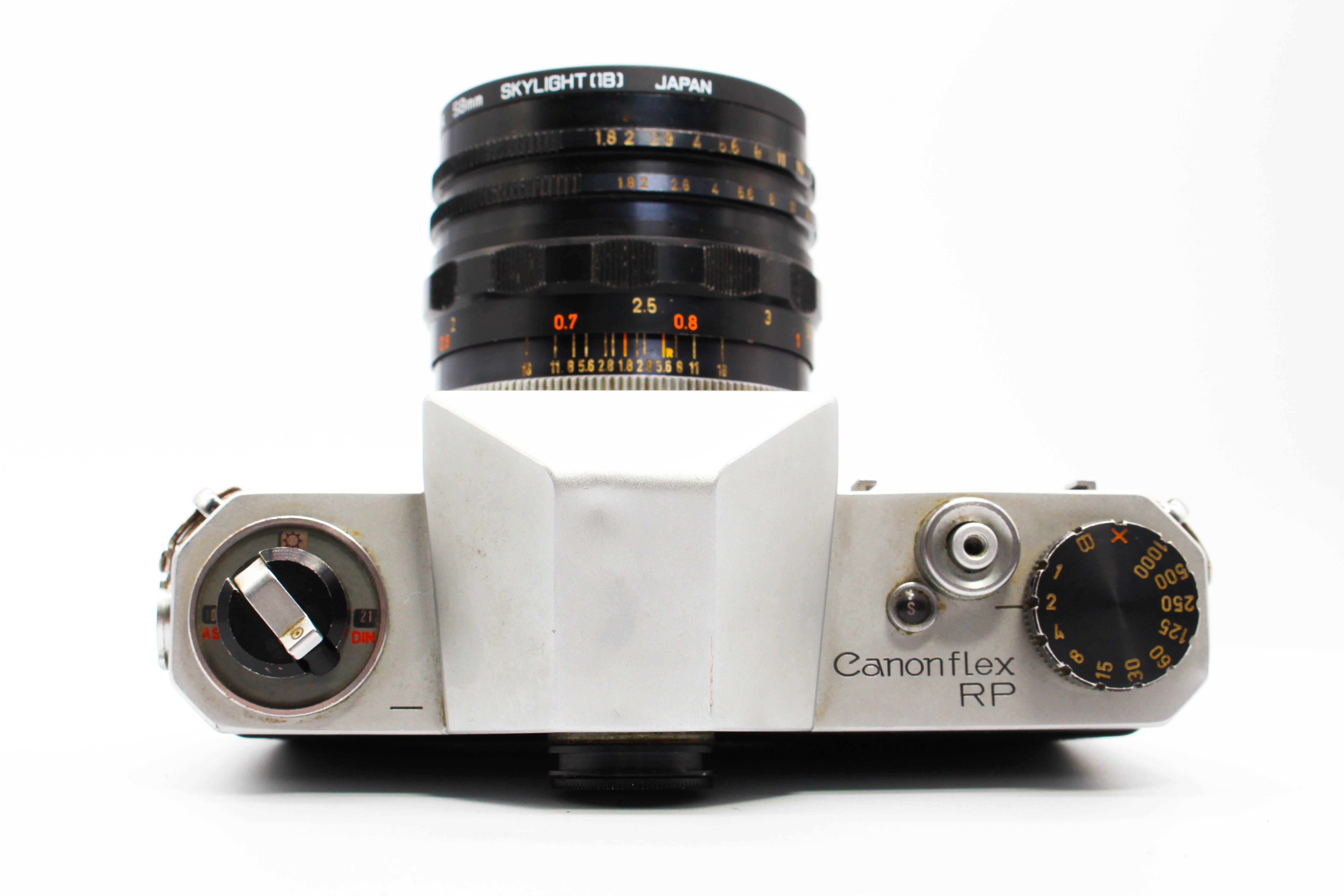 Canon Canonflex RP SLR 35mm Film Photo Camera with 50mm f/1.8 Super-Canomatic R Lens - Tested Bundle Good