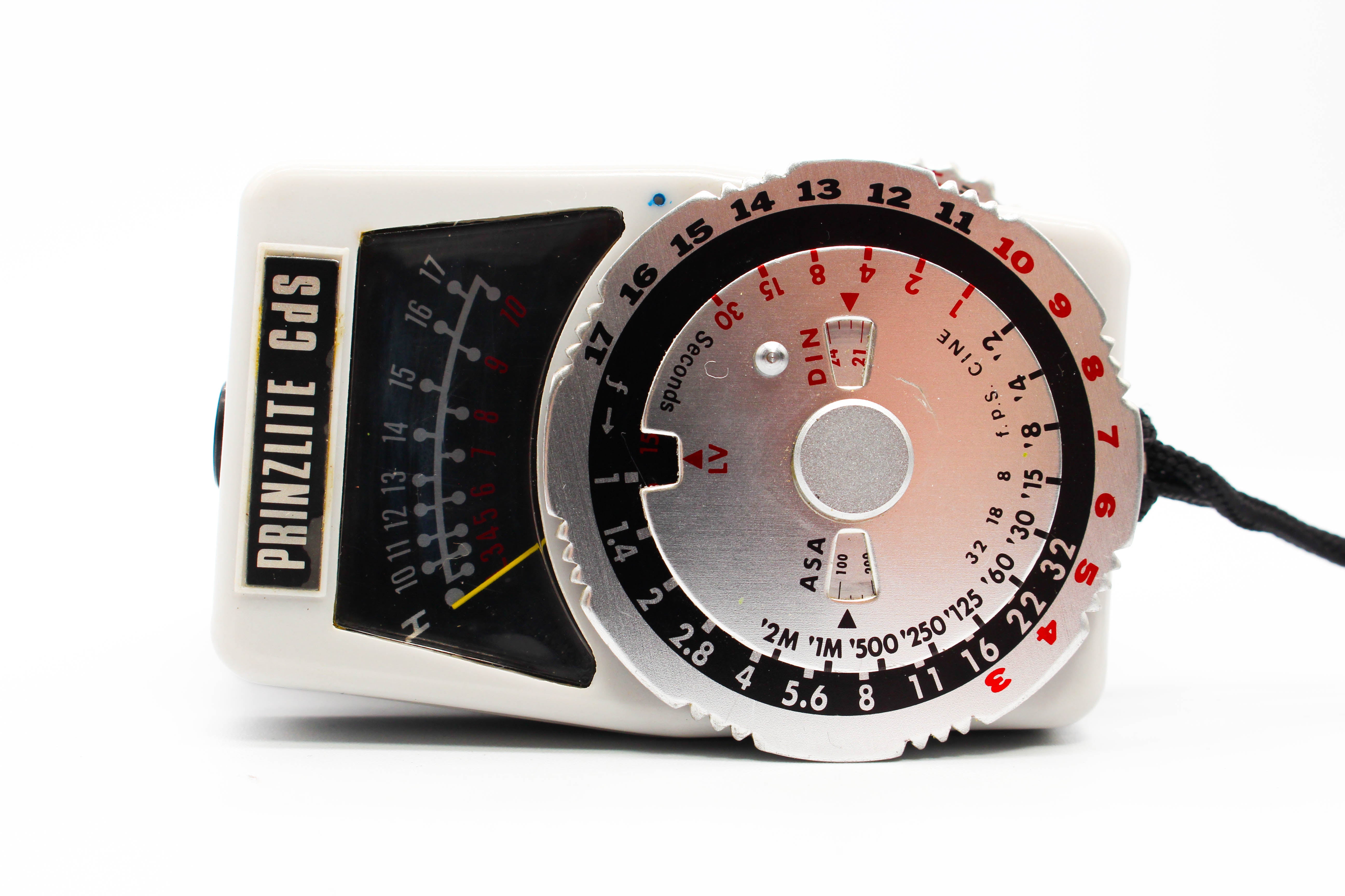 Prinzlite Vintage CDS Light/Exposure Meter With Original Case For Photo - Tested Excellent
