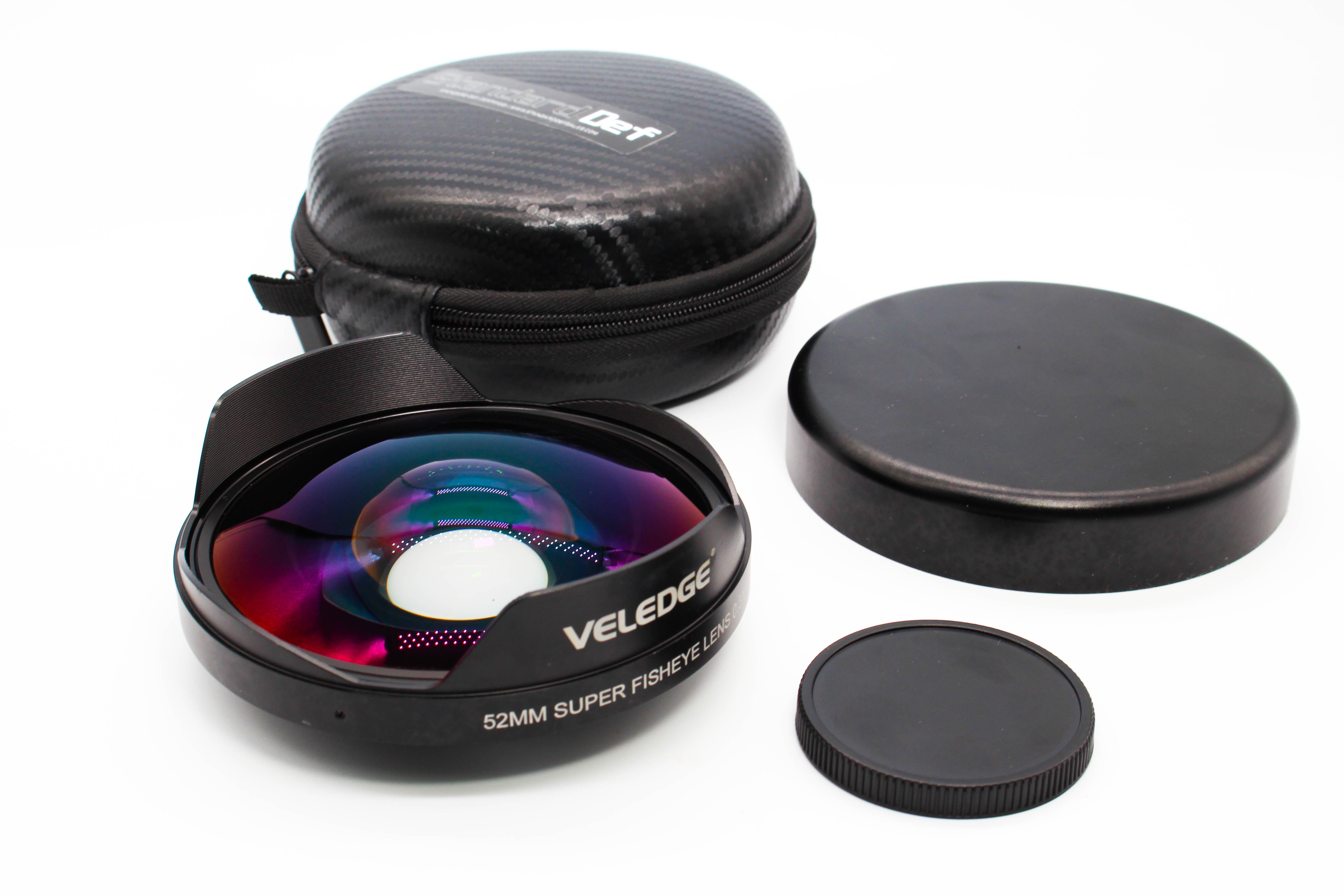 Veledge Opteka 0.3X 52mm Titanium Series HD Super Screw Mount Fisheye Lens - Tested Excellent