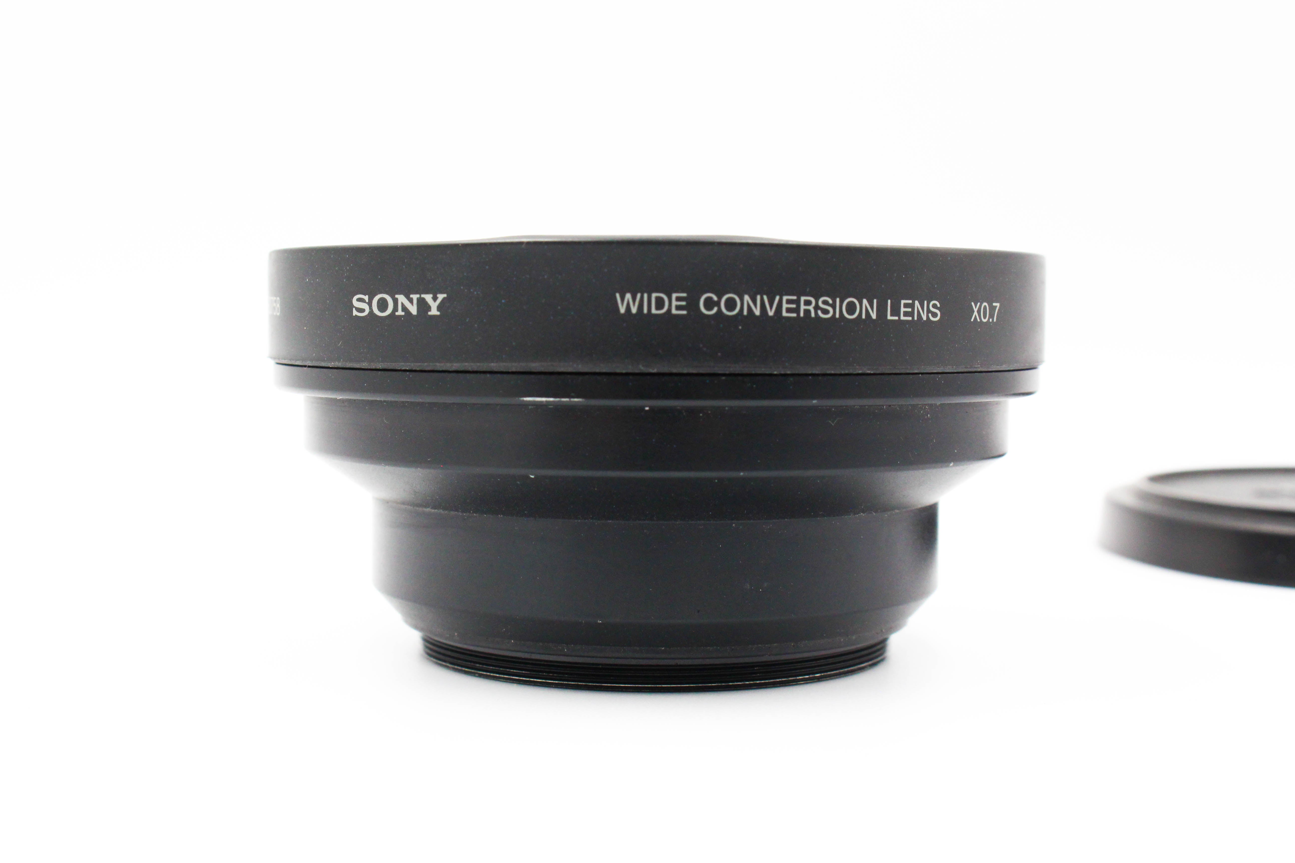 Sony VCL-HG0758 58mm Wide Angle Conversion Lens 0.7X For Camcorder Camera - Tested Excellent