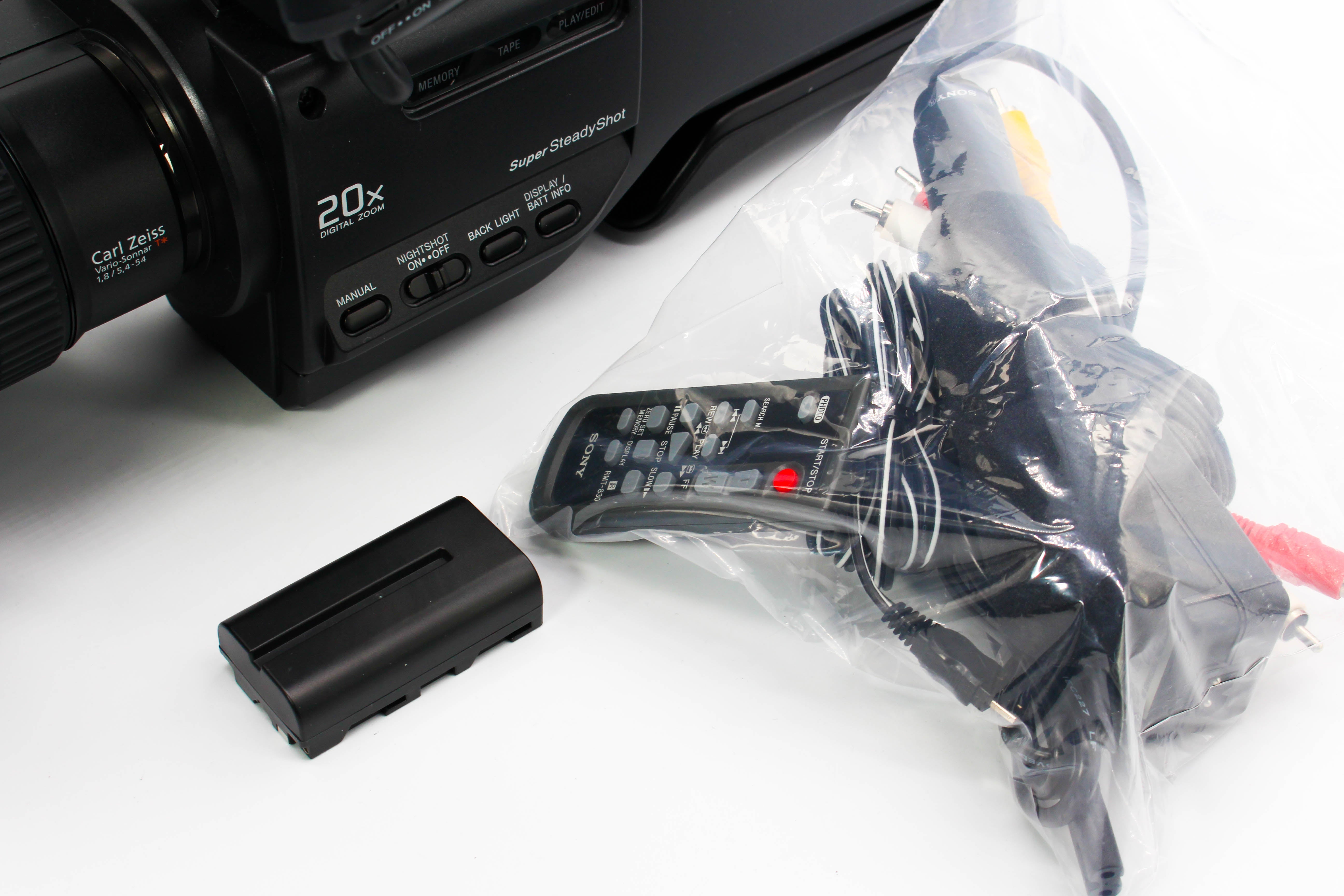 Sony HVR-HD1000P NTSC HDV HD MiniDV Digital Video Camcorder - Tested Bundle Excellent