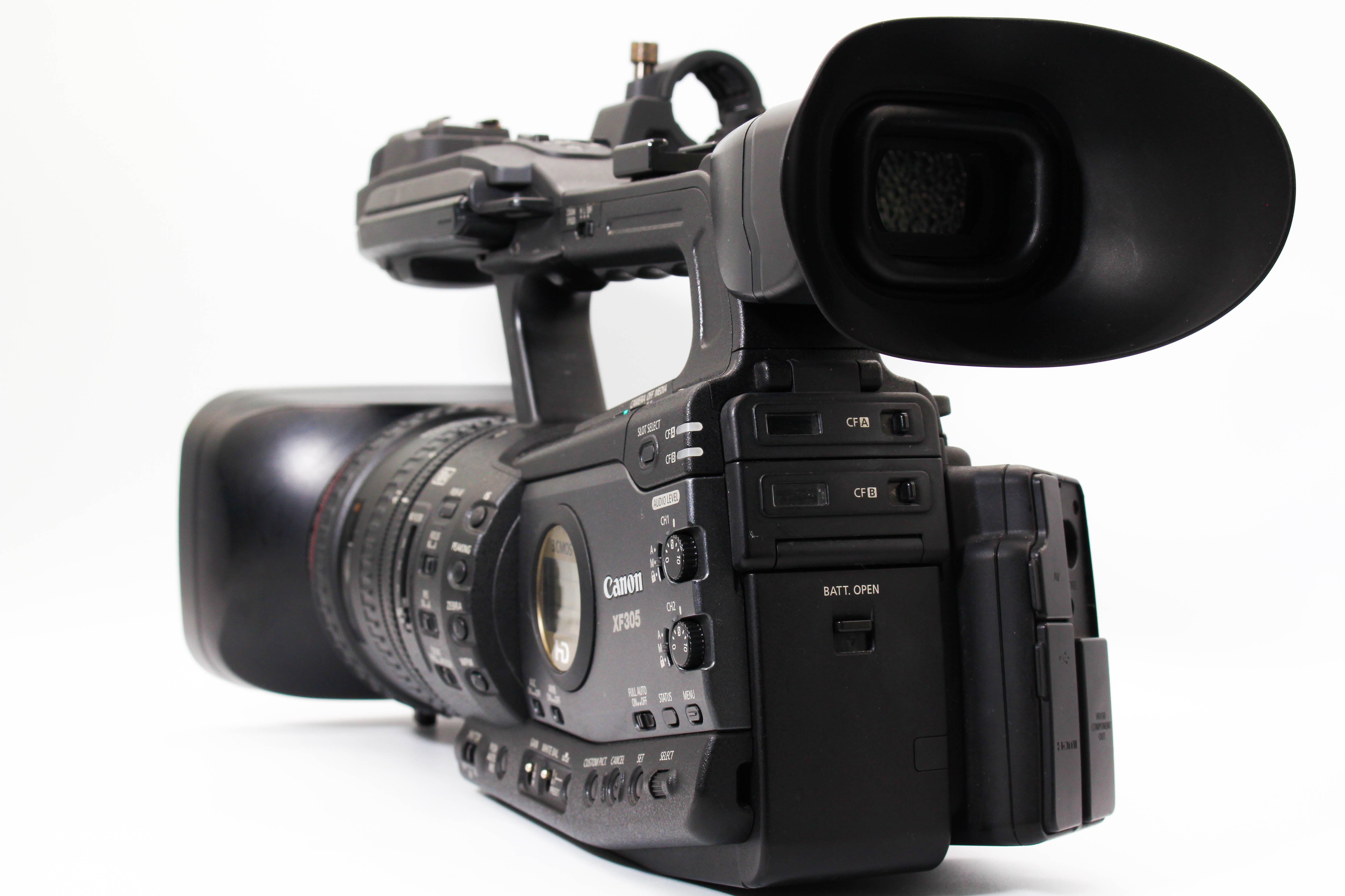 Canon XF305 HD Professional Digital Video Camera Camcorder (Read) - Tested Bundle Good