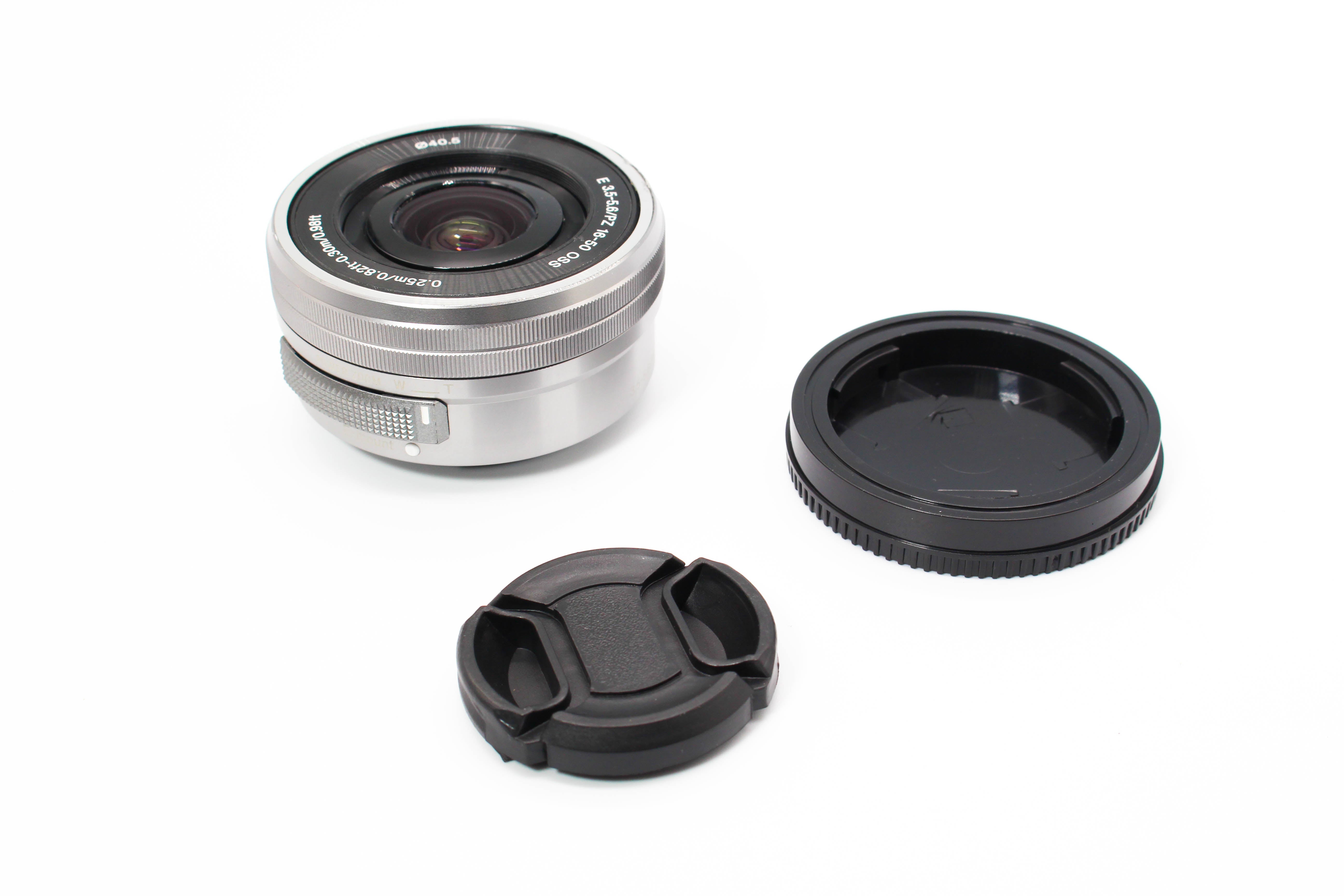 Sony E PZ 16-50mm F3.5-5.6 OSS Lens E Mount Silver - Tested Bundle Excellent