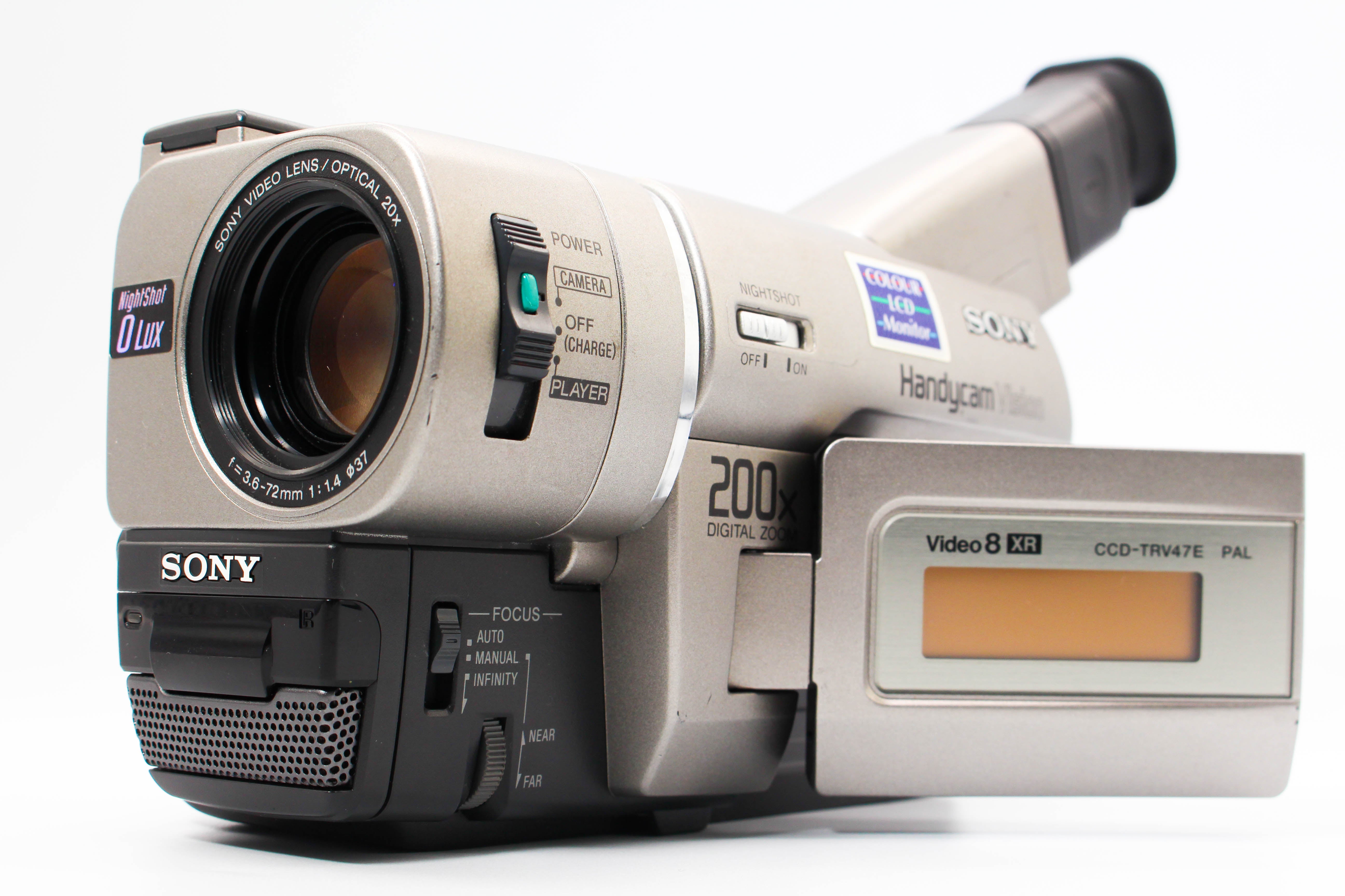 Sony CCD-TRV47E Hi8 Video8 Digital Video Handycam Camera Camcorder - Tested Bundle Excellent