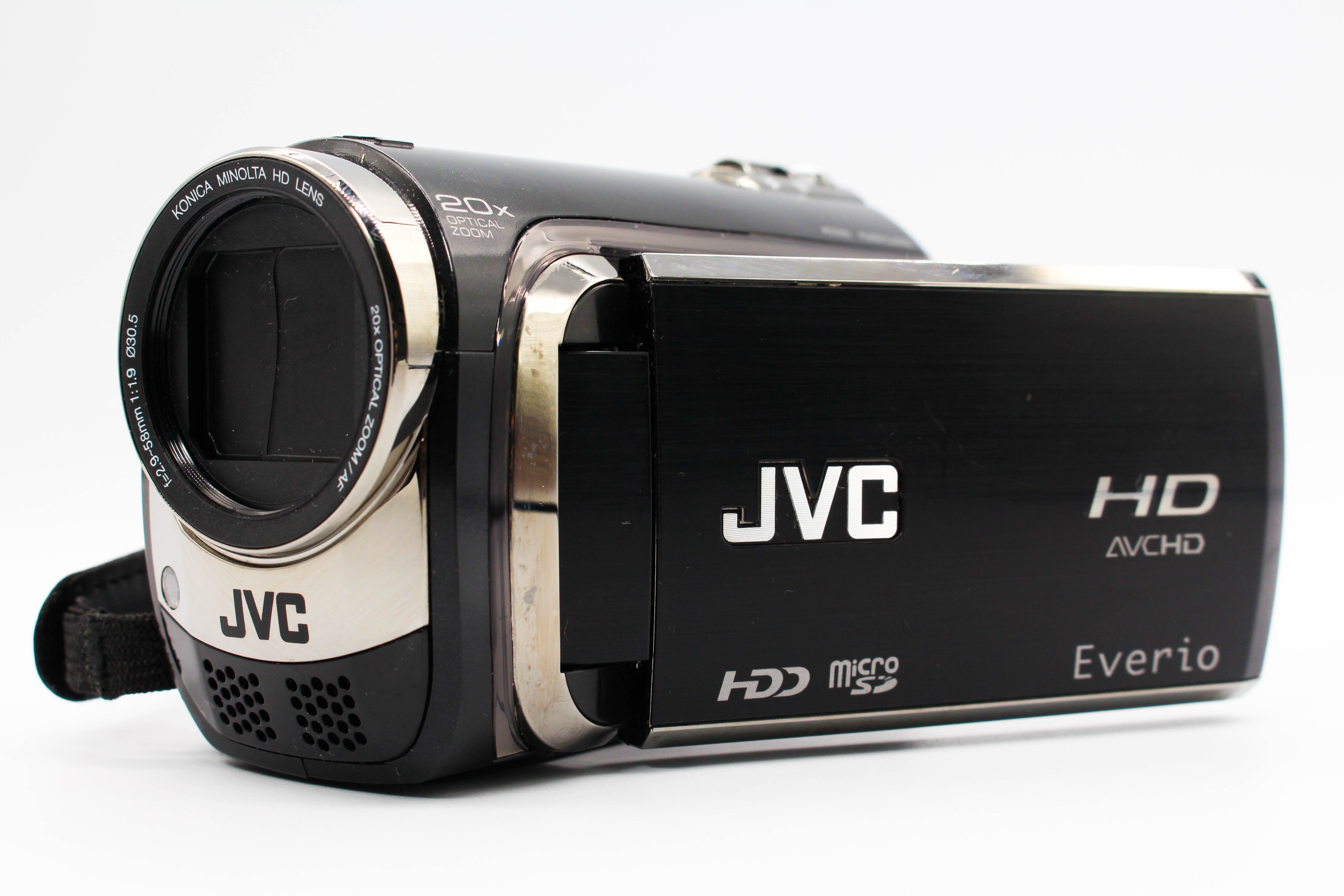 JVC GZ-HD320 HDD SD Card 1080P Digital Video Camcorder - Tested Bundle Excellent