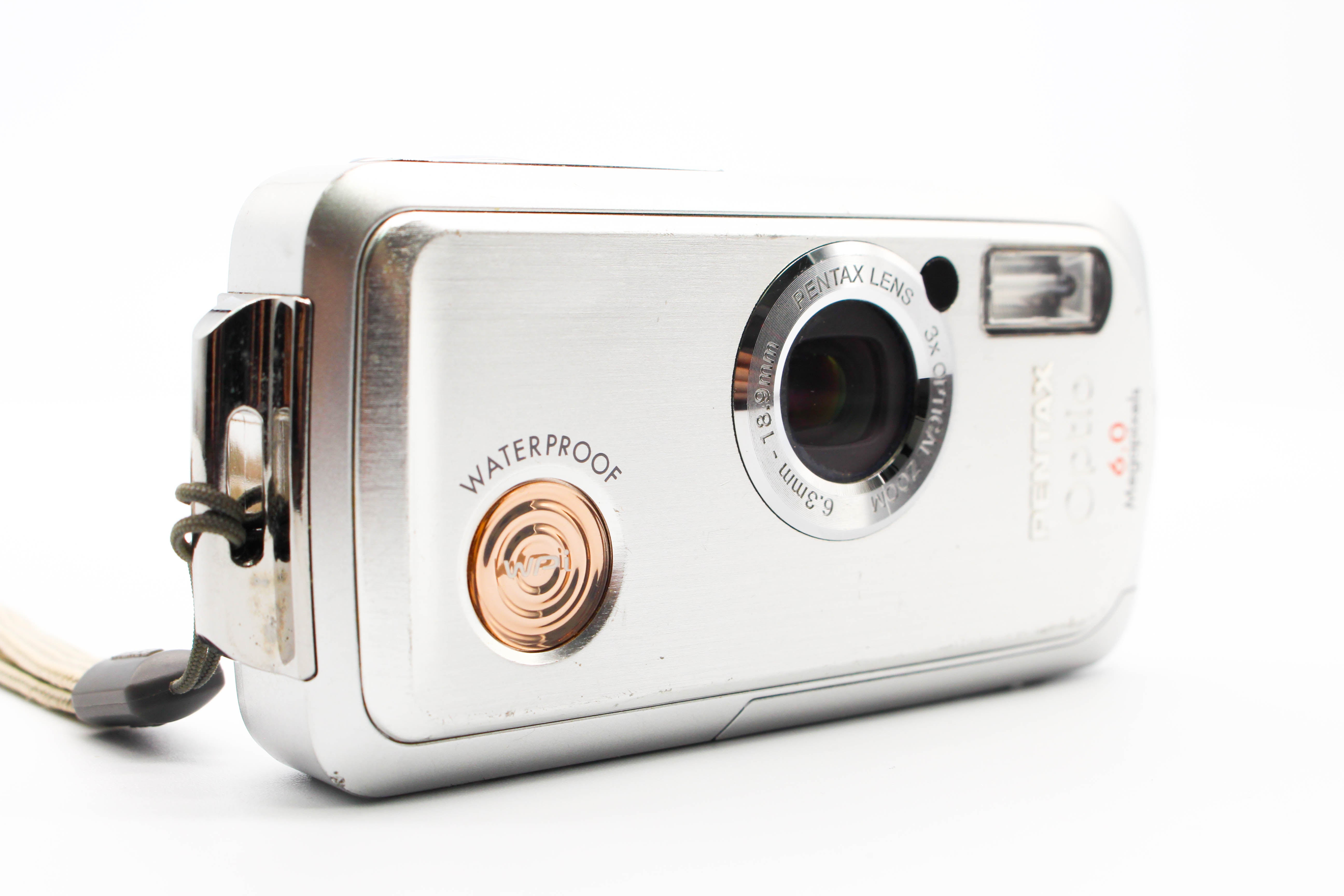 Pentax Optio WPI Waterproof Digital Retro Photo Digital Camera Digicam - Tested Bundle Excellent)