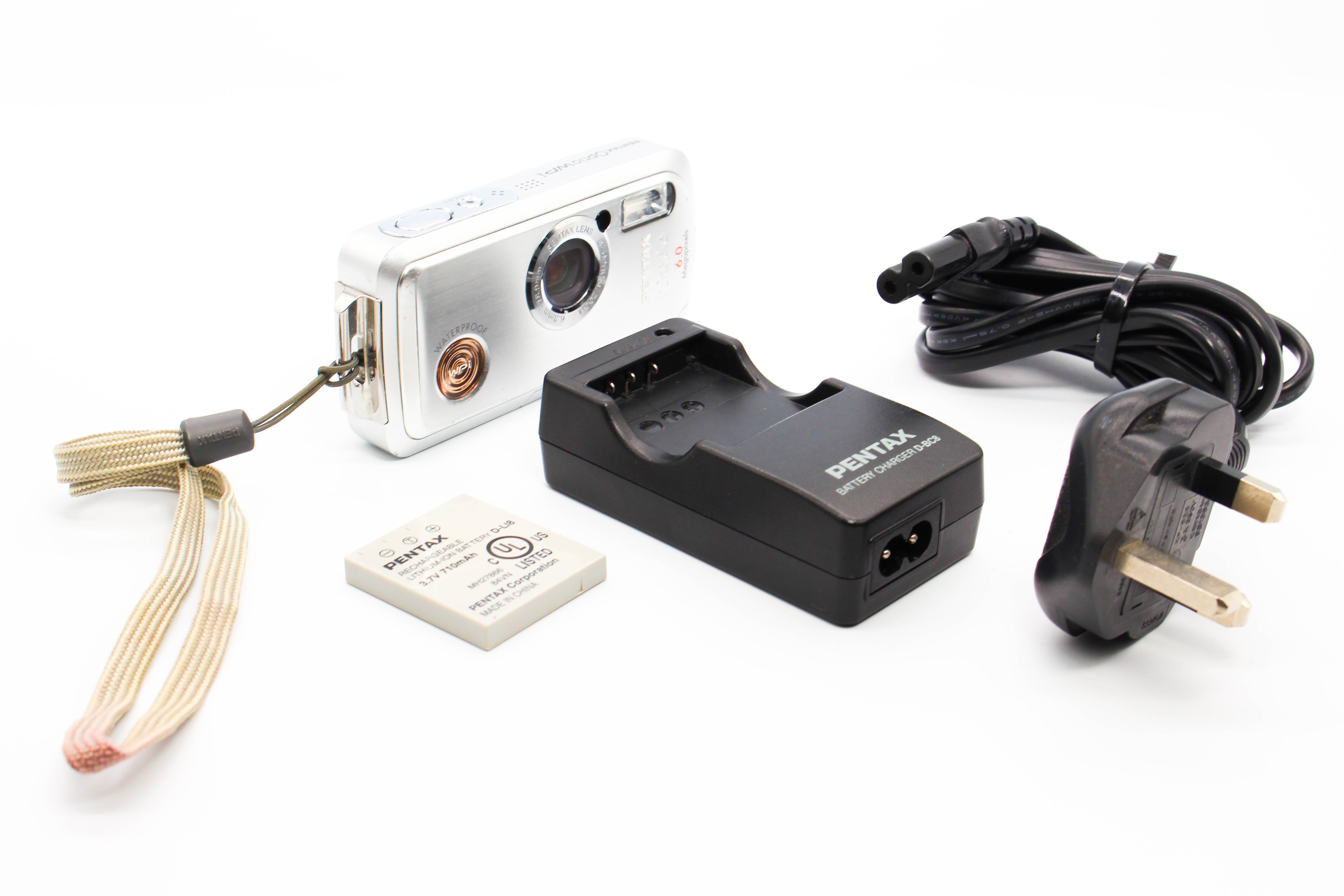 Pentax Optio WPI Waterproof Digital Retro Photo Digital Camera Digicam - Tested Bundle Excellent)