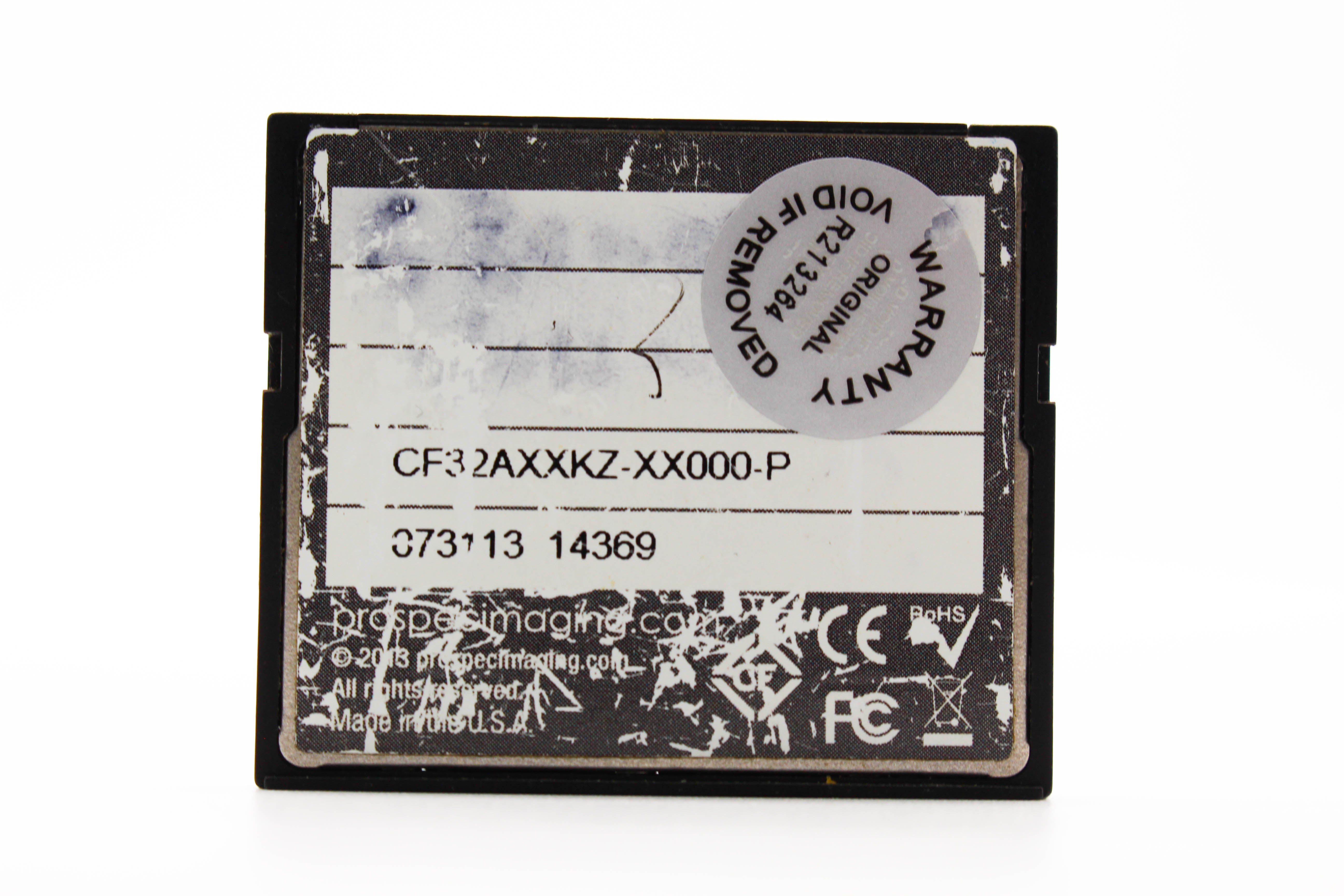 Prospec Imaging 32GB UDMA 6 715x Compact Flash CF Card - Tested Good