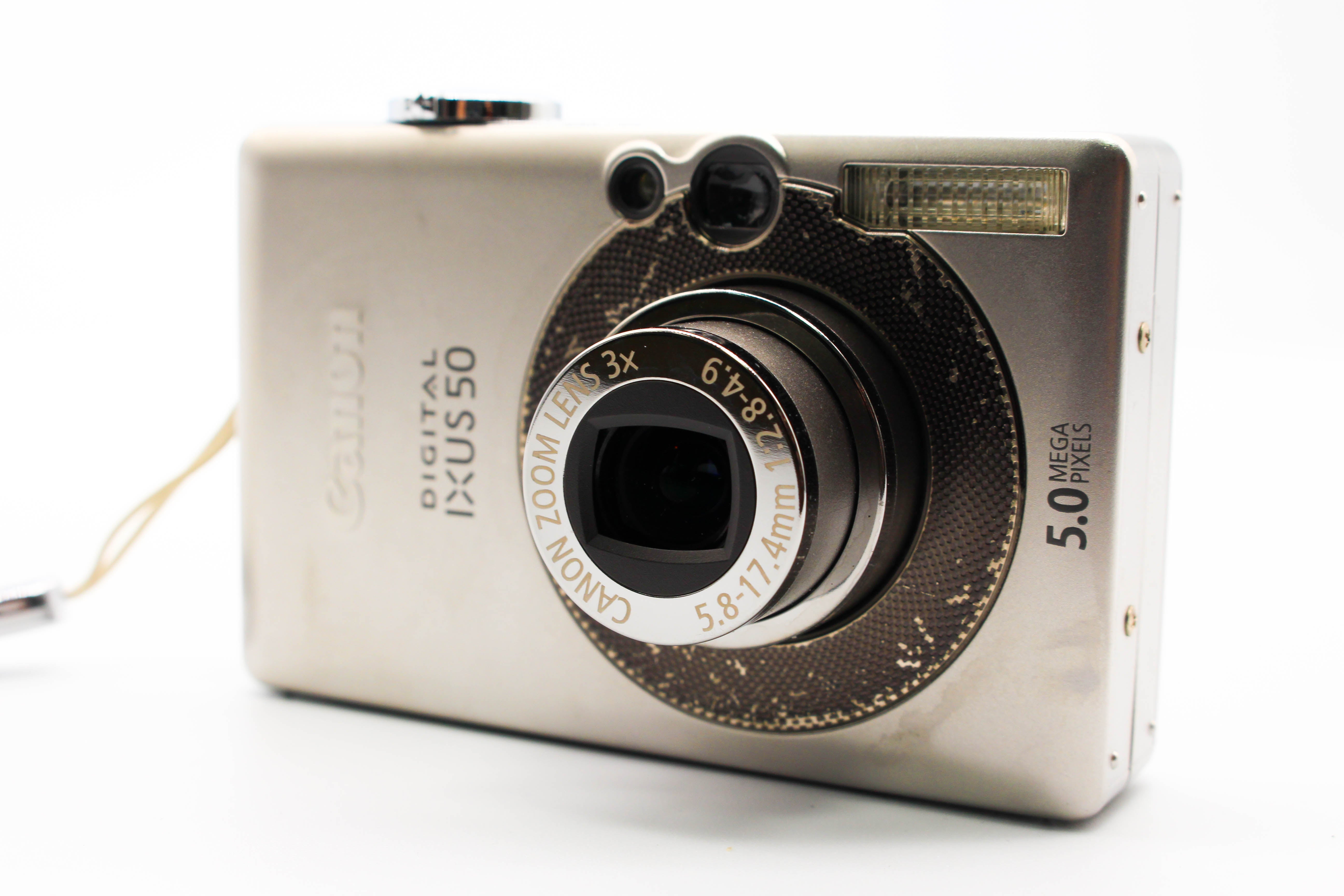 Canon Digital IXUS 50 PC1150 Digital Retro Photo Digital Camera Digicam - Tested Bundle Good