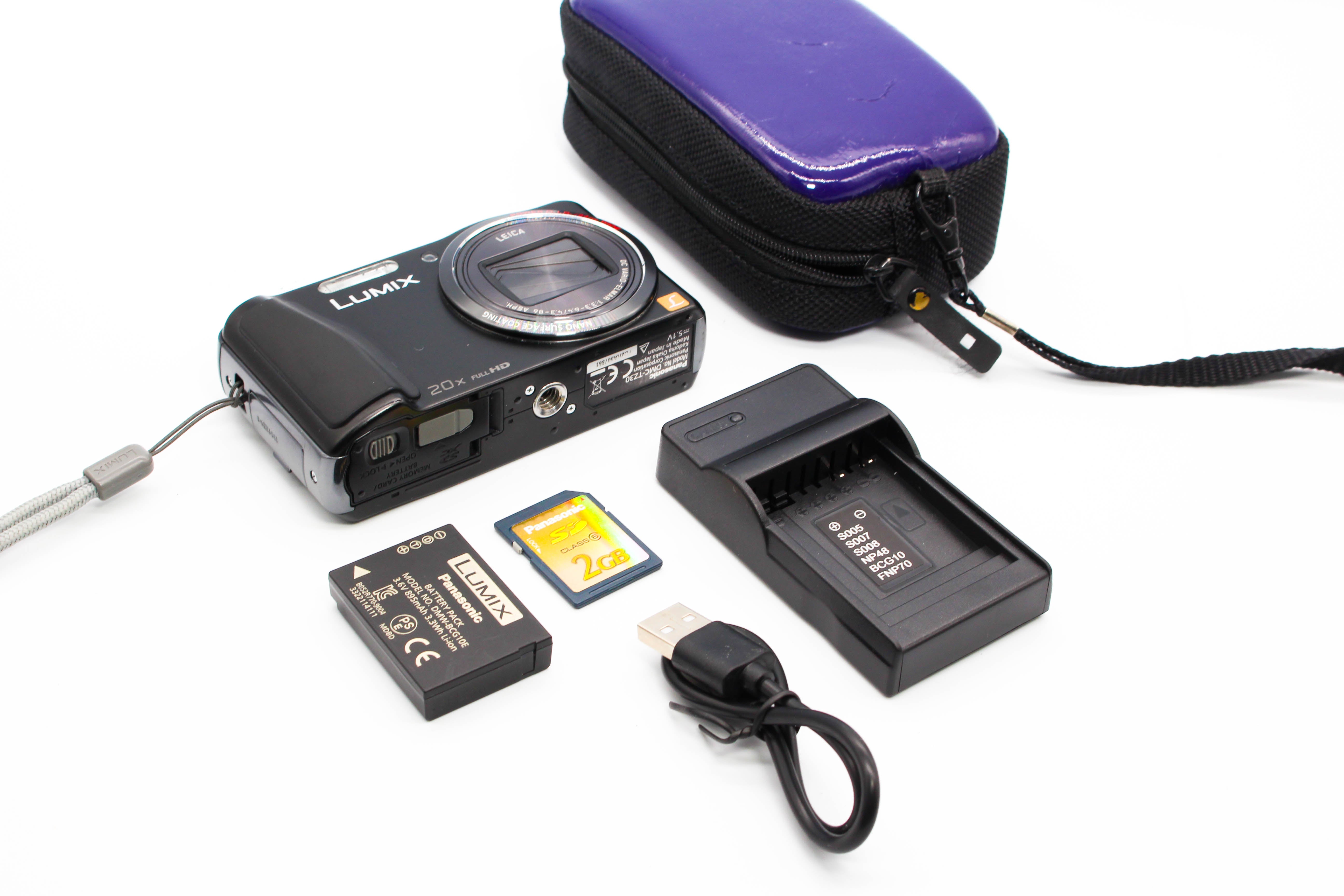 Panasonic Lumix DMC-TZ30 Digital Retro Photo Digital Camera Digicam - Tested Bundle Excellent