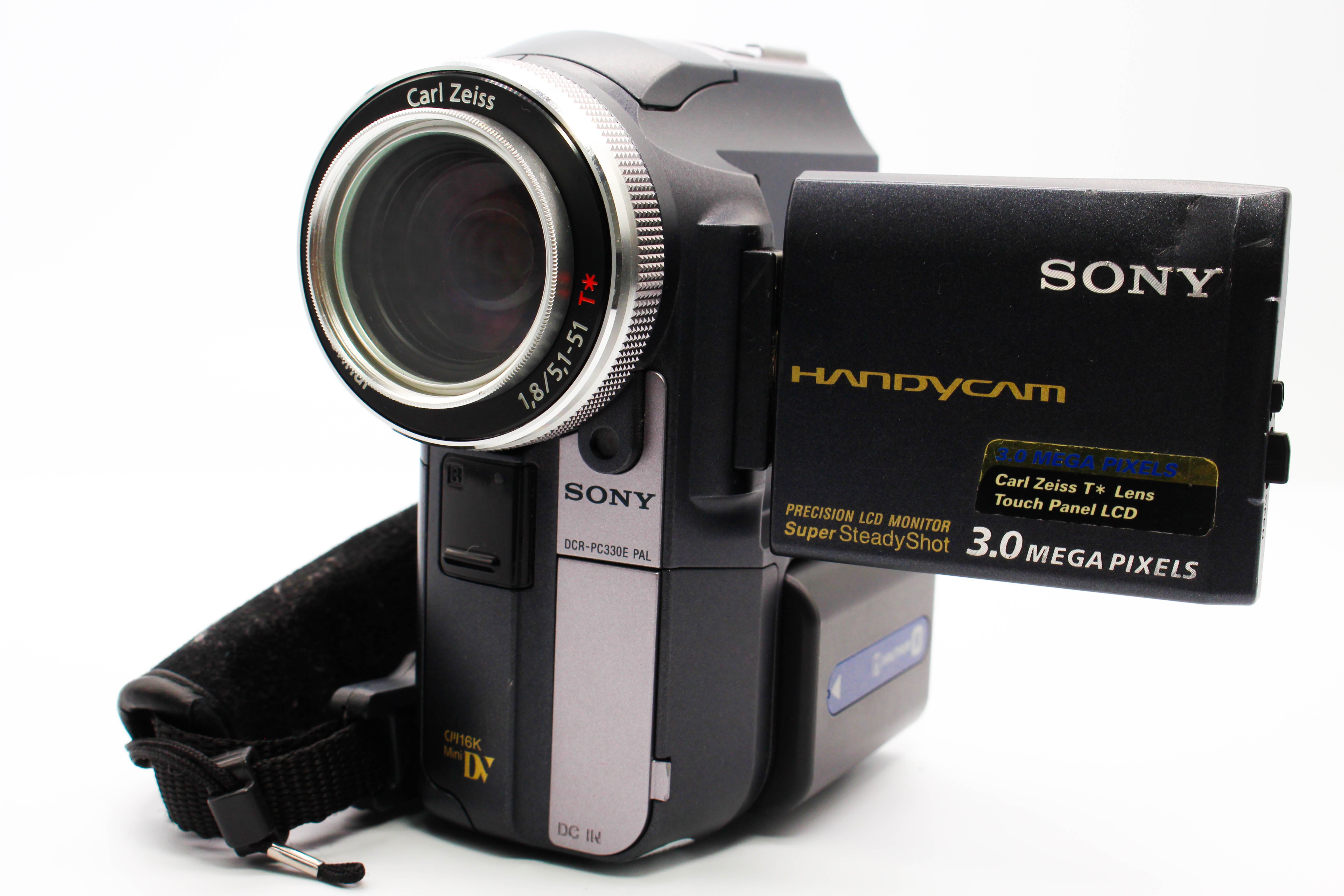 Sony DCR-PC330E MiniDV Video Handycam Camcorder Camera - Tested Bundle Good