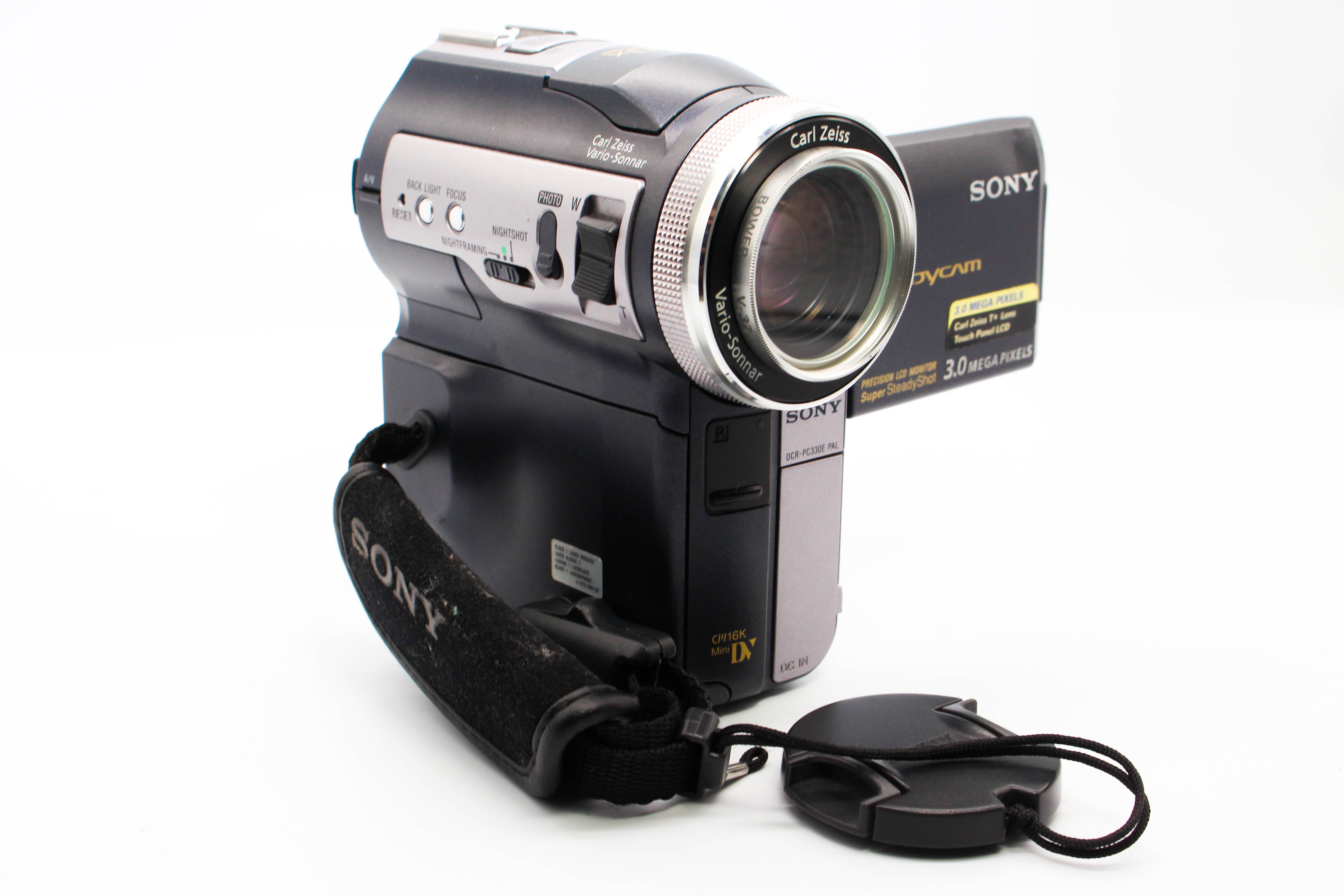 Sony DCR-PC330E MiniDV Video Handycam Camcorder Camera - Tested Bundle Good