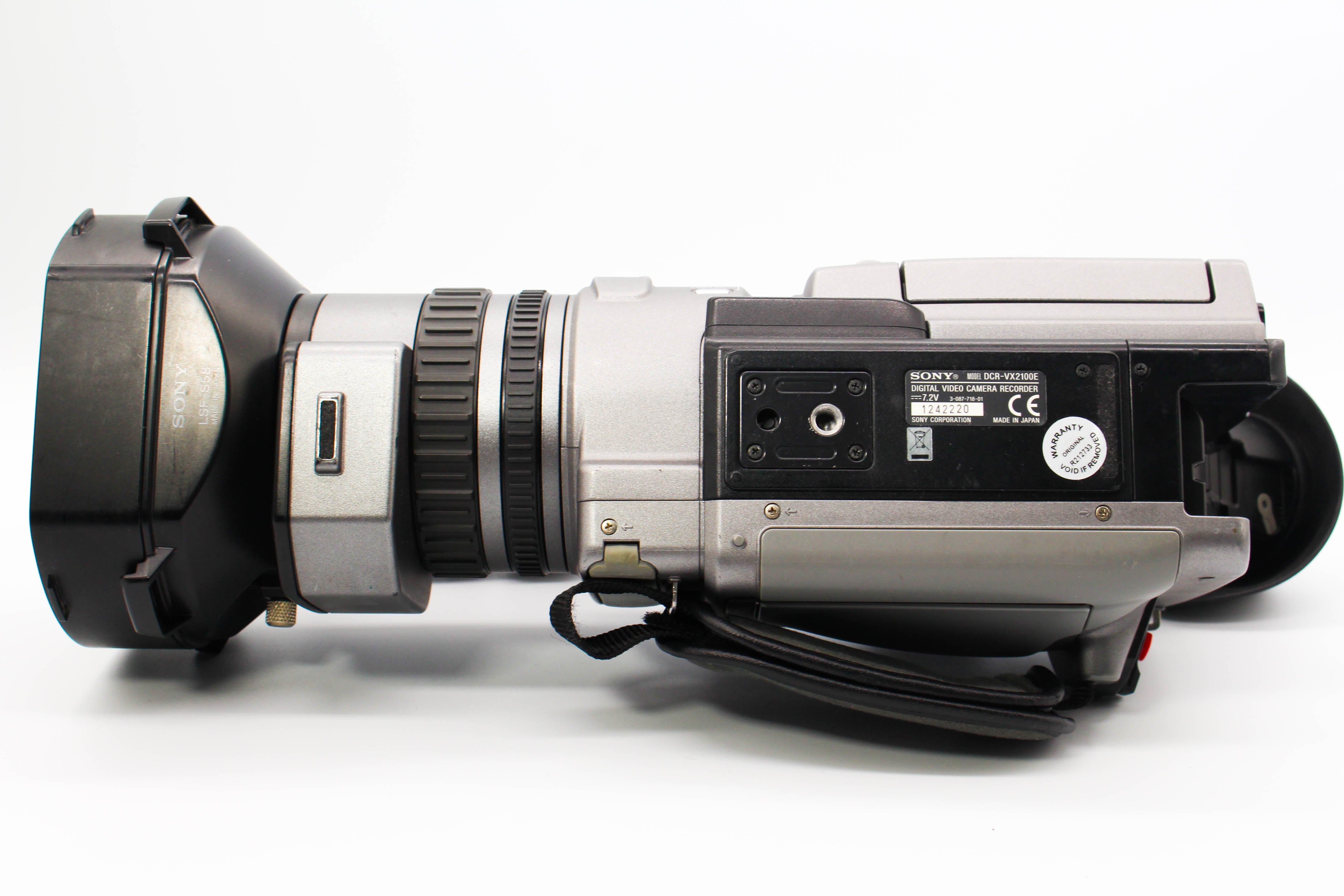 Sony DCR-VX2100E MiniDV Handheld Digital Video Camera Camcorder - Tested Bundle Excellent
