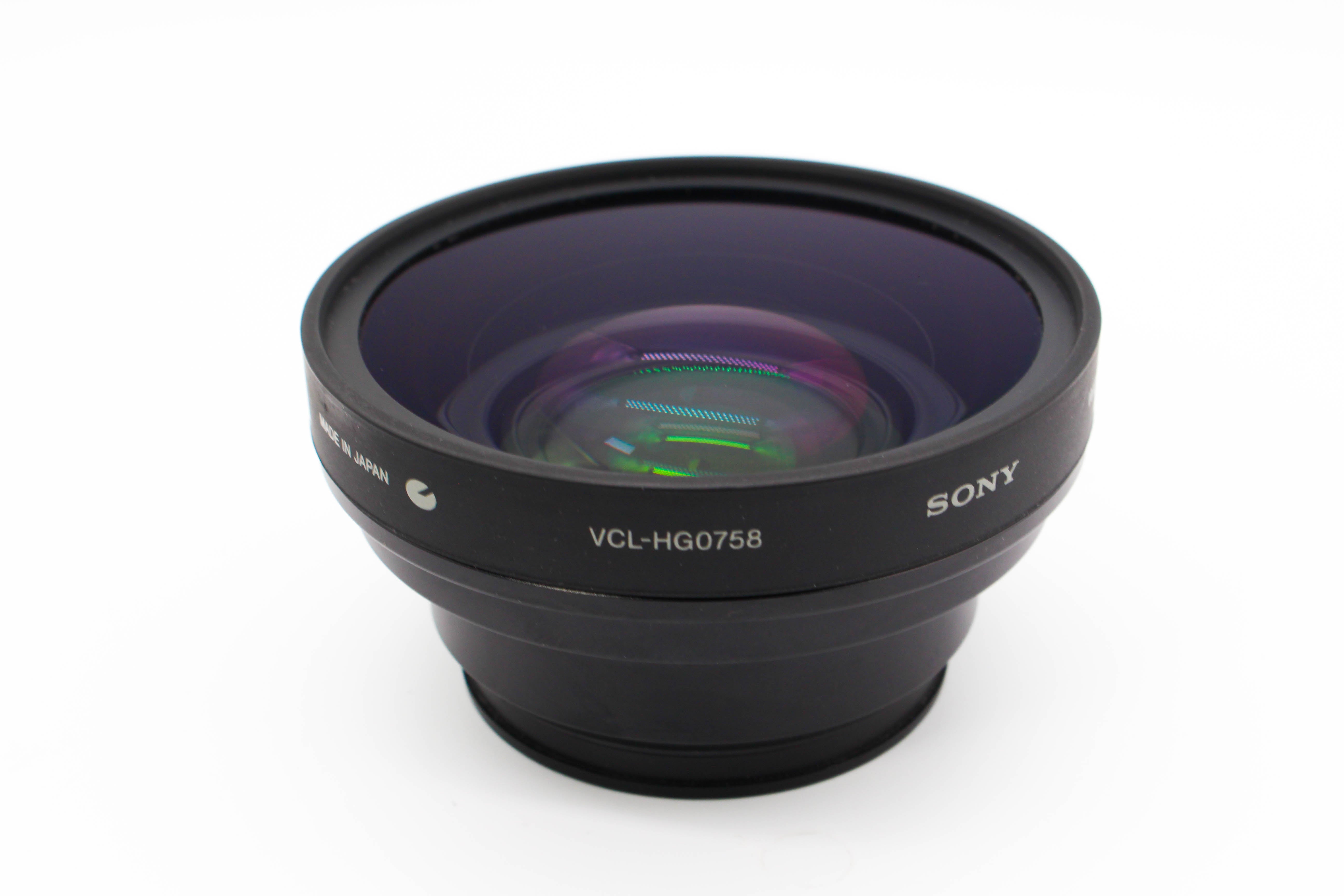 Sony VCL-HG0758 Wide Lens 0.7x 58mm For Camera Camcorder - Tested Bundle Excellent