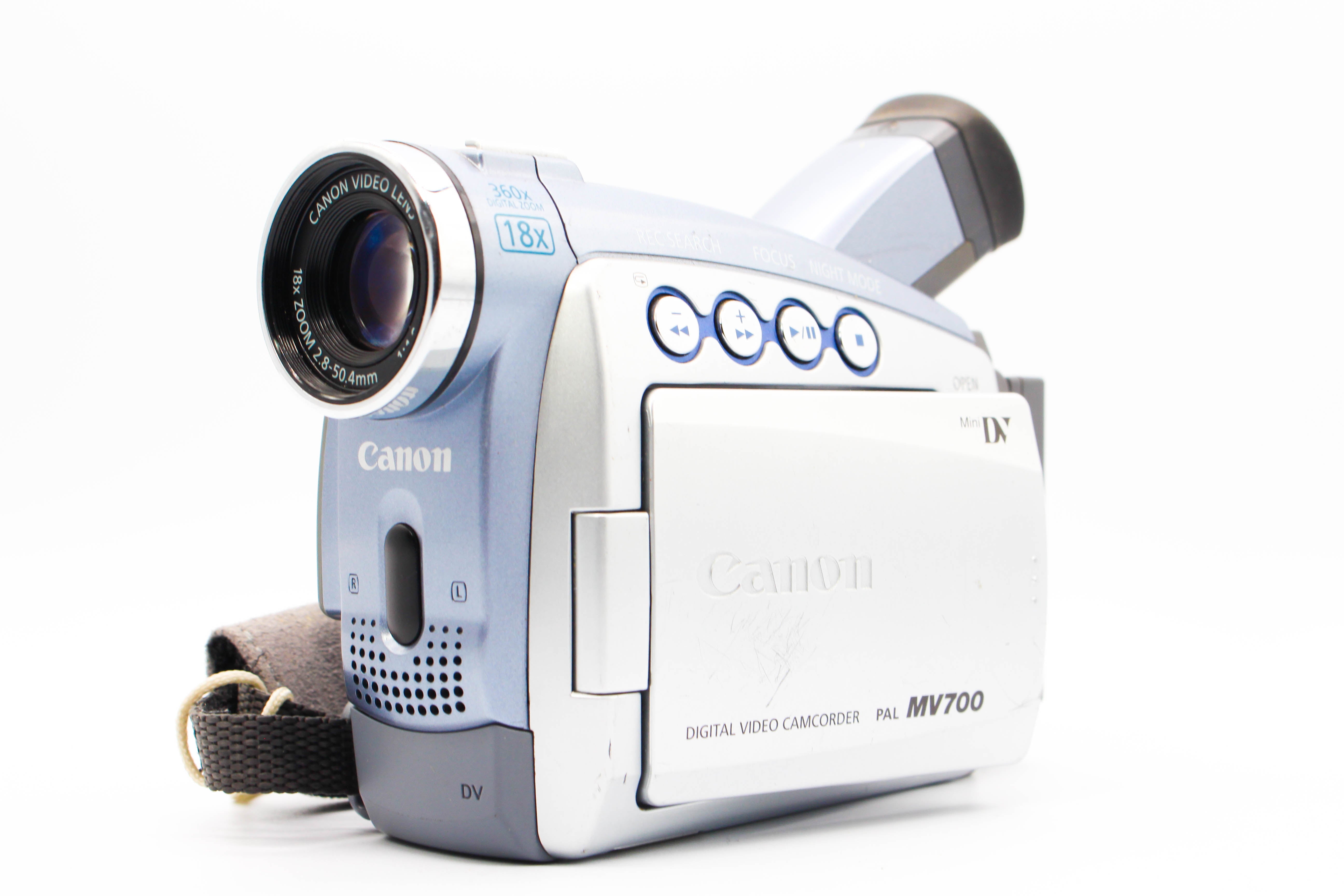 Canon DM-MV700E MiniDV Handycam Digital Video Camera Camcorder - Tested Bundle Good