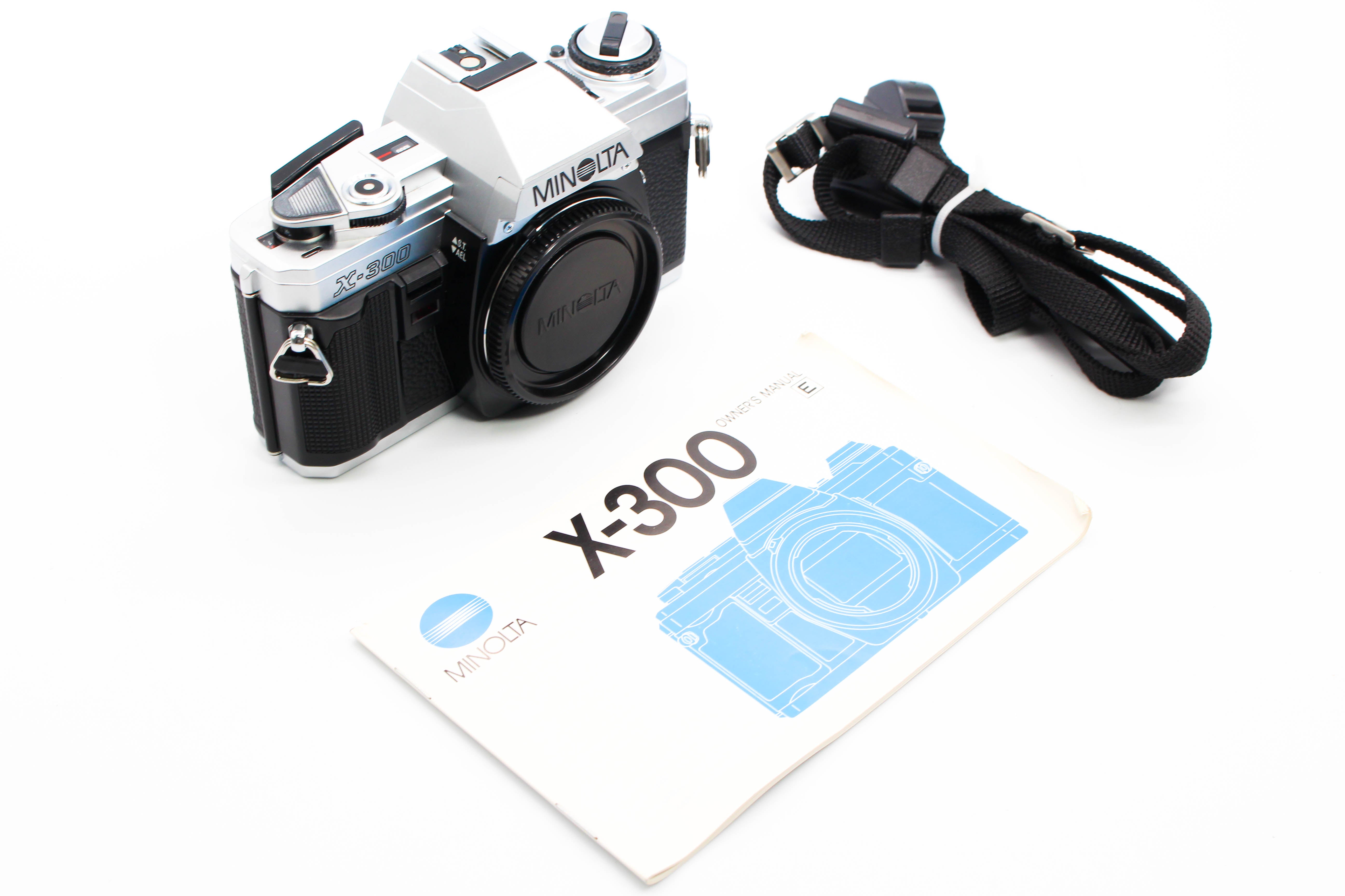Minolta X-300 SLR 35mm Film Photo Camera Body Only - Tested Bundle Excellent