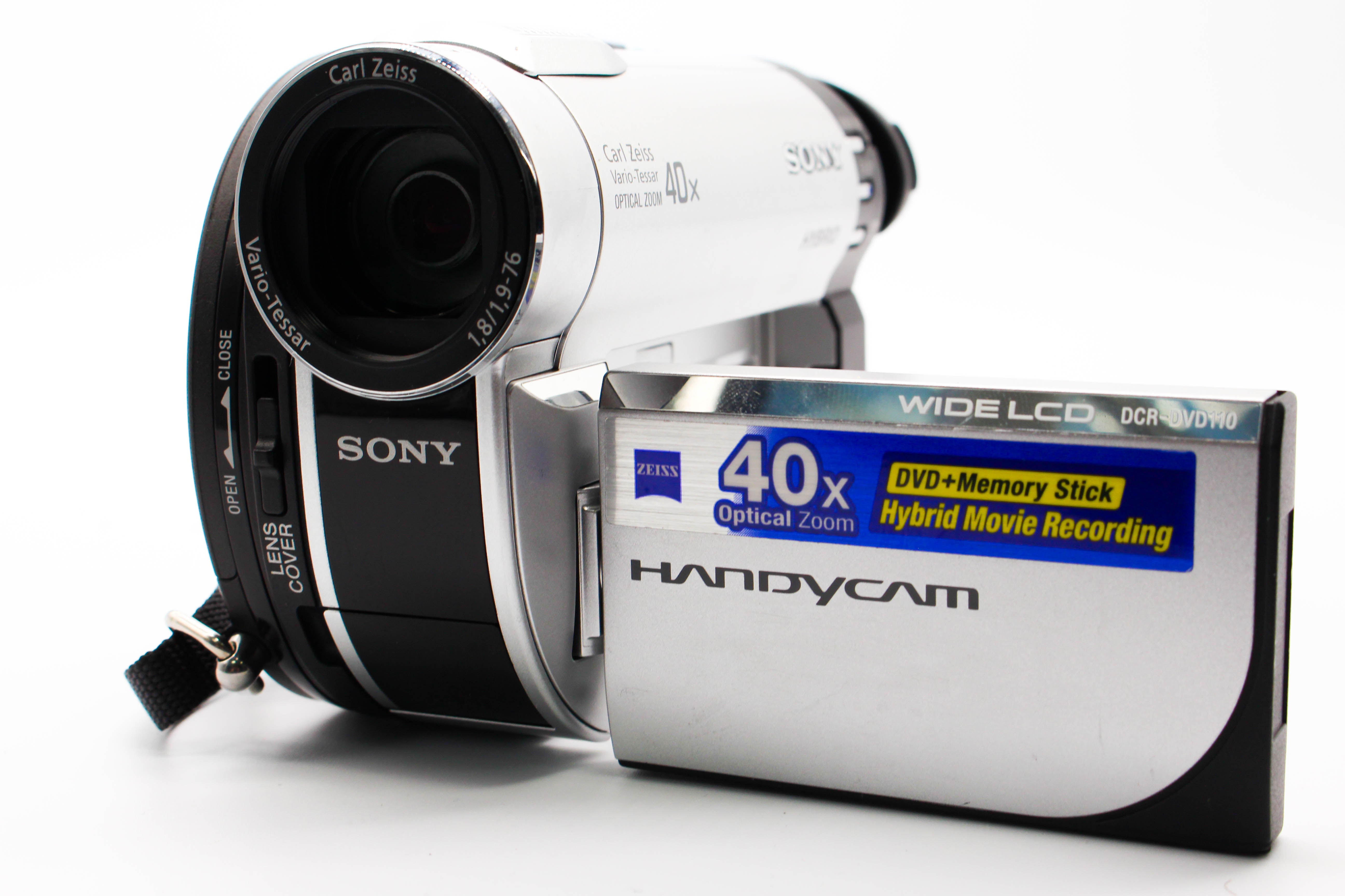 Sony DCR-DVD110E DVD Video Handycam Camcorder Camera - Tested Bundle Excellent