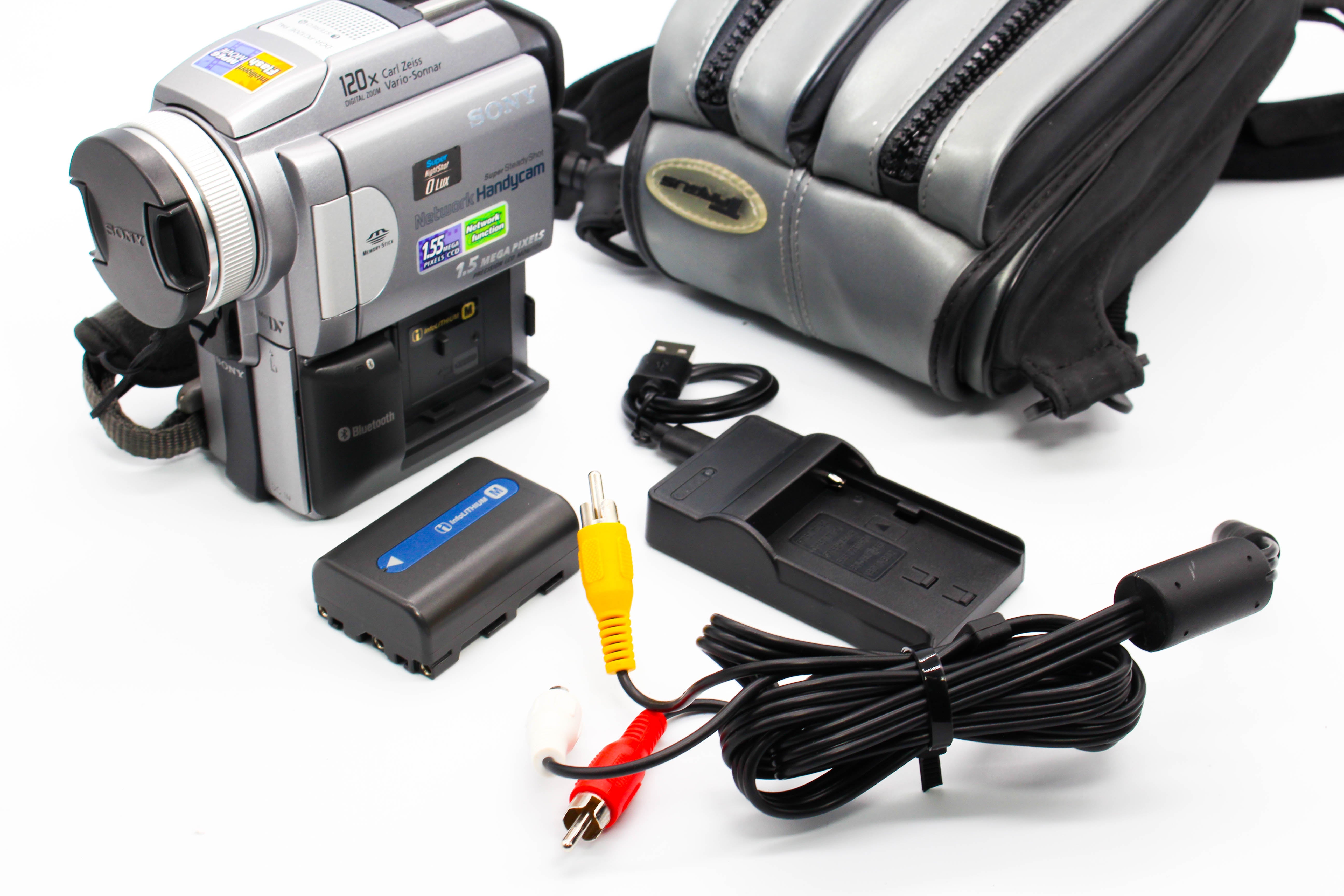 Sony DCR-PC120E MiniDV Digital Video Handycam Camcorder - Tested Bundle Excellent