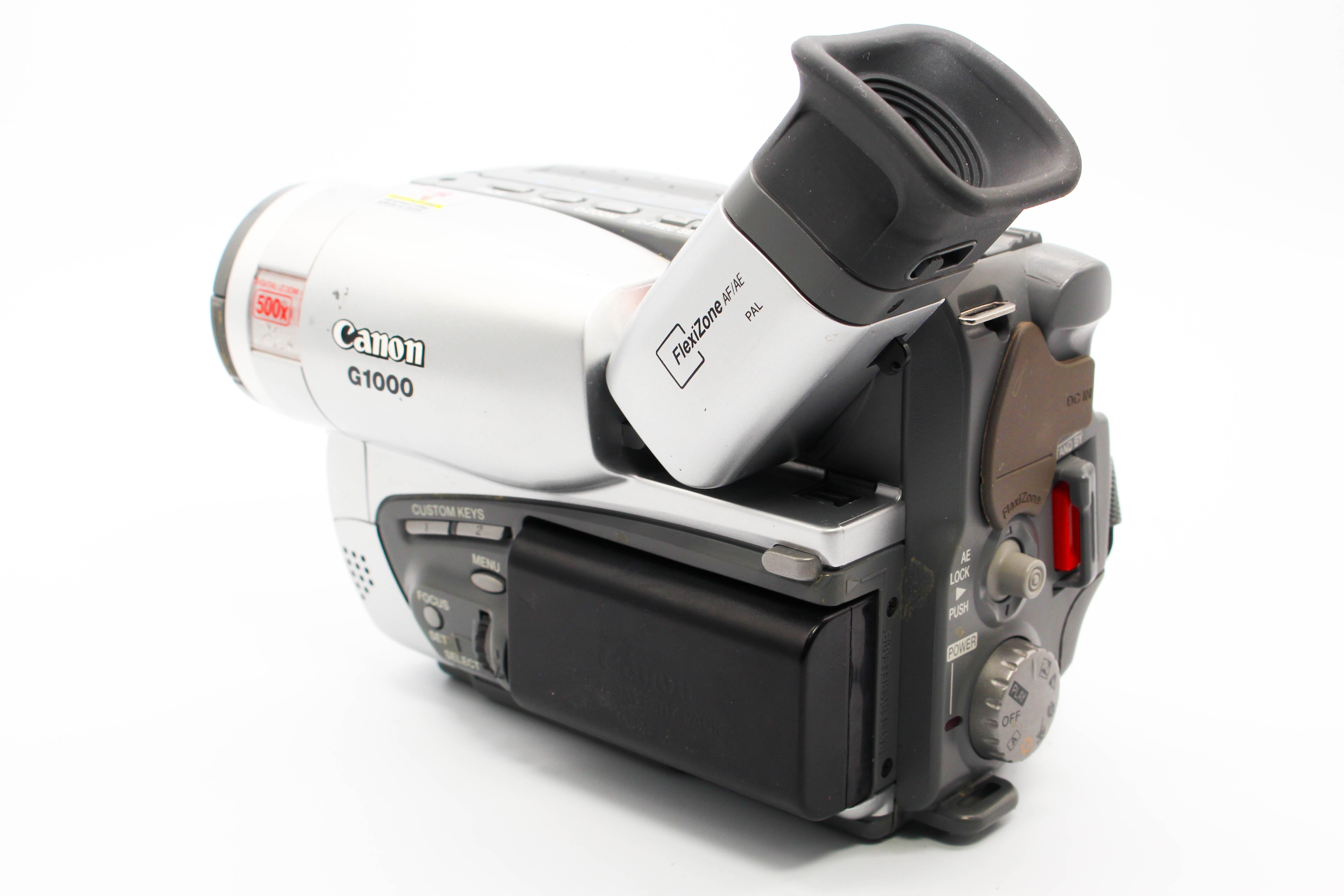 Canon G1000E Video8 8mm Handycam Video Camcorder Camera - Tested Bundle