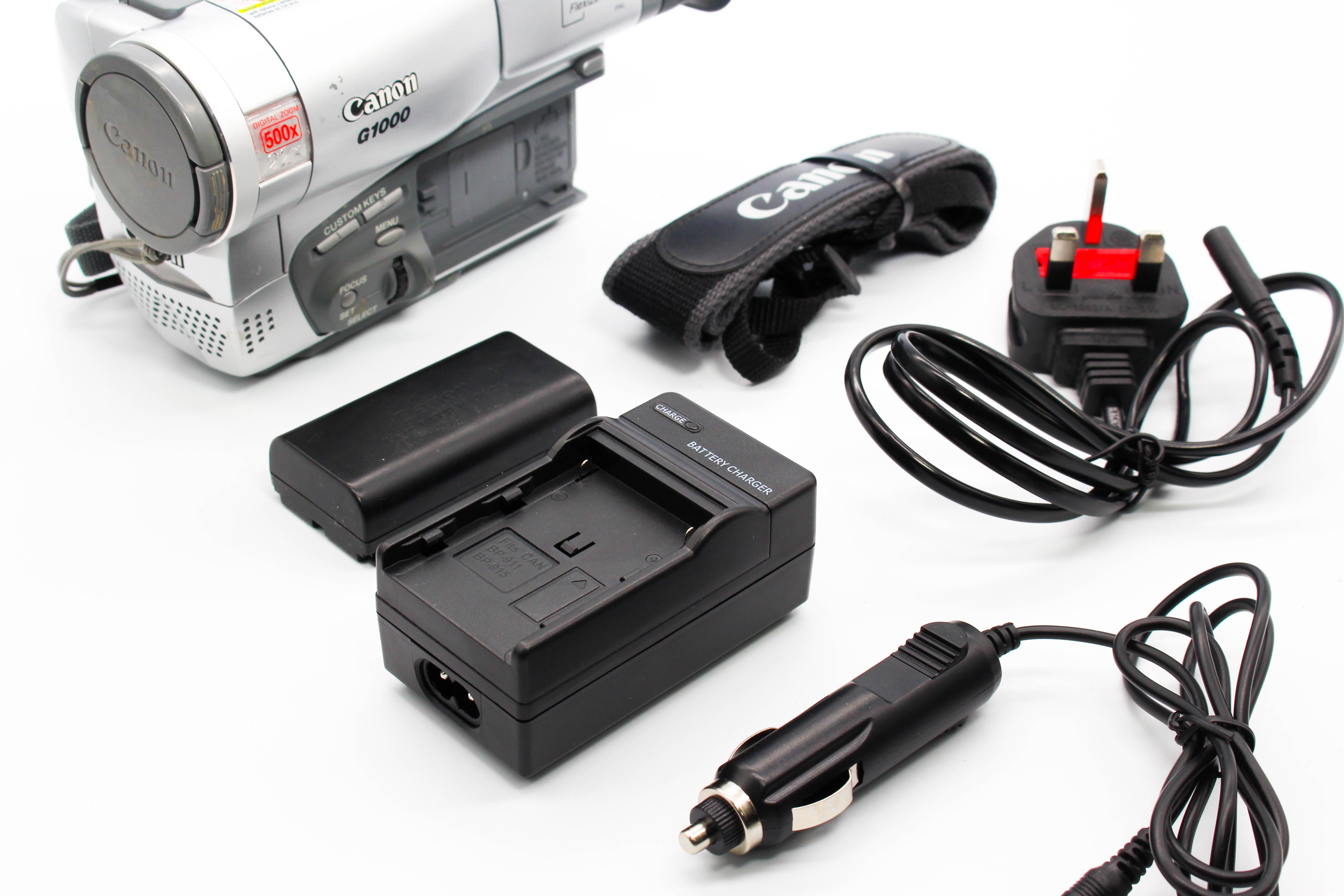 Canon G1000E Video8 8mm Handycam Video Camcorder Camera - Tested Bundle
