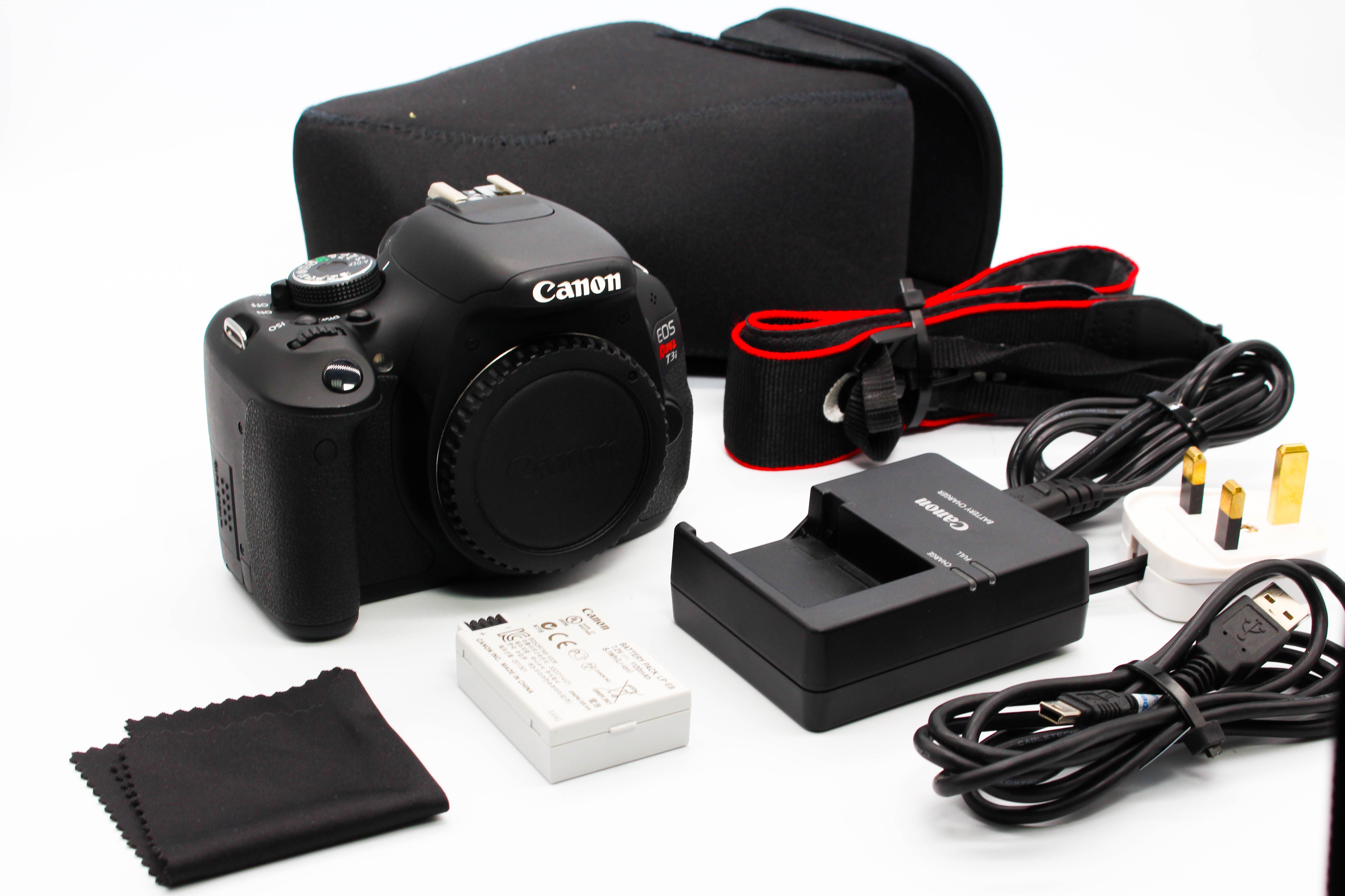 Canon EOS Rebel T3I DSLR Photography Camera EF Mount - Tested Bundle Excellent