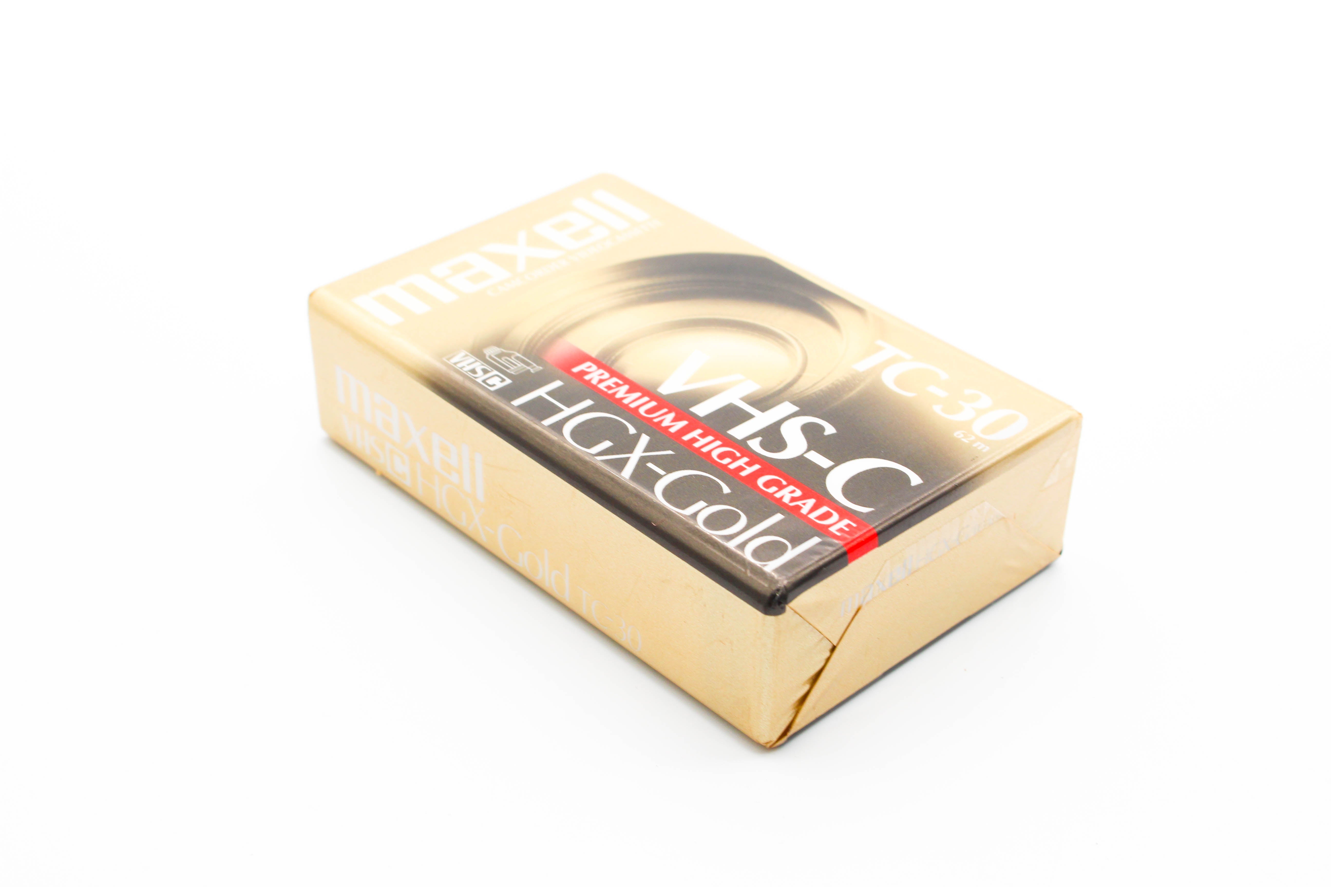 Maxell TC-30 VHS-C VHS Premium High Grade Tape Video Cassette - Brand New