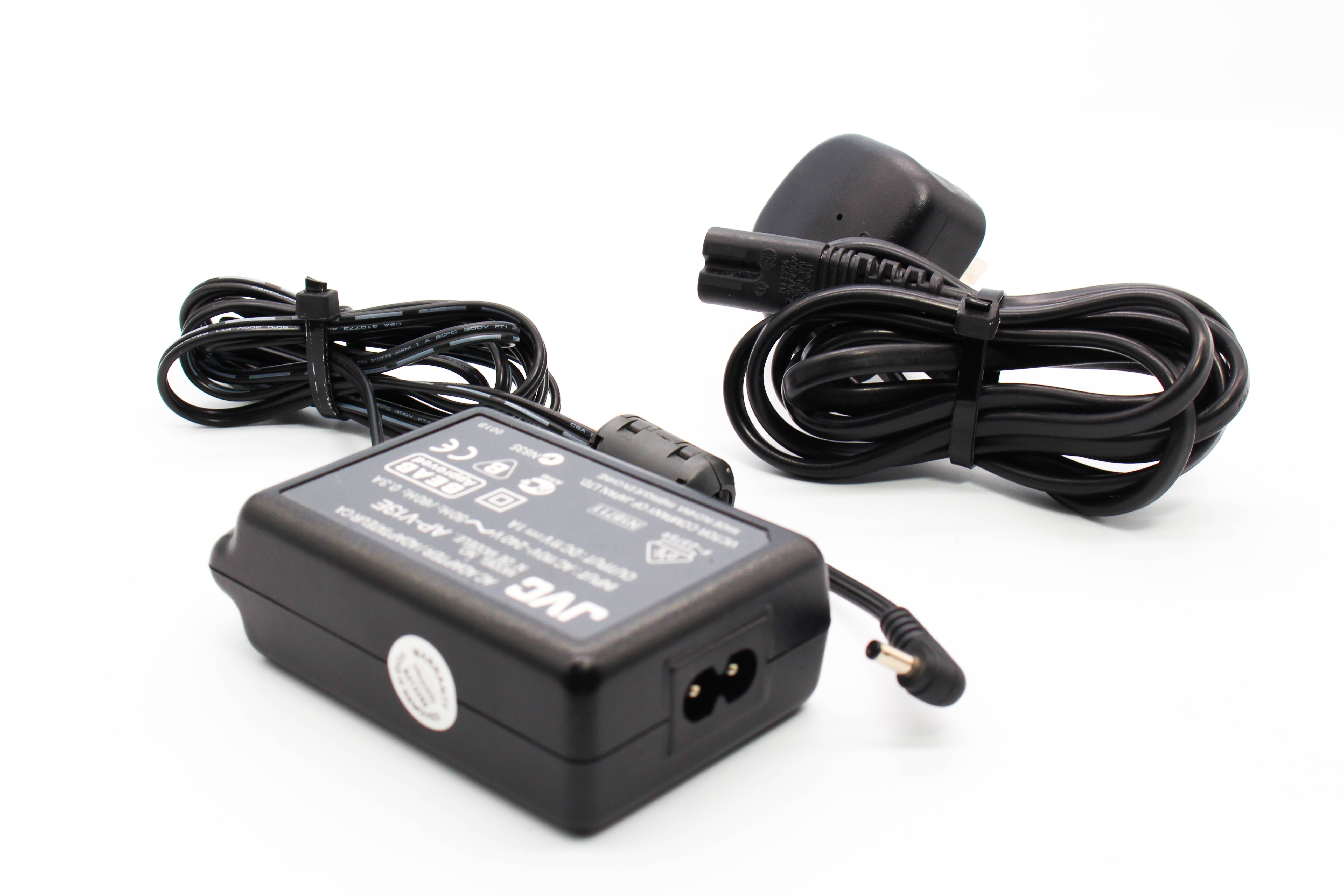 JVC AP-V13E AC Compact Power Adapter Mains Charger For Camcorder Handycam - Tested Excellent