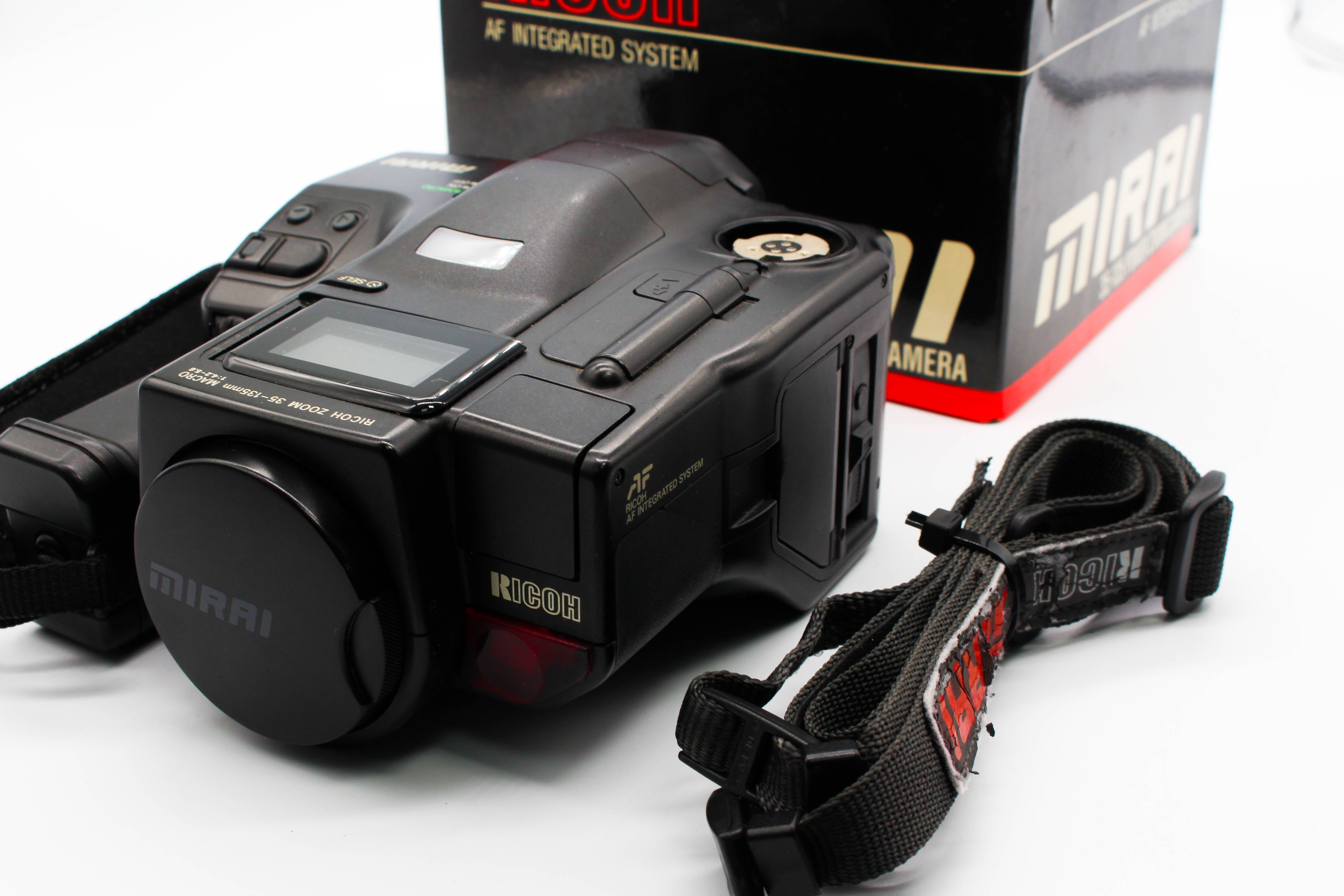 Ricoh Mirai 35-135mm AF Intergrated Power Zoom 35mm Film SLR Bridge Camera - Tested Bundle