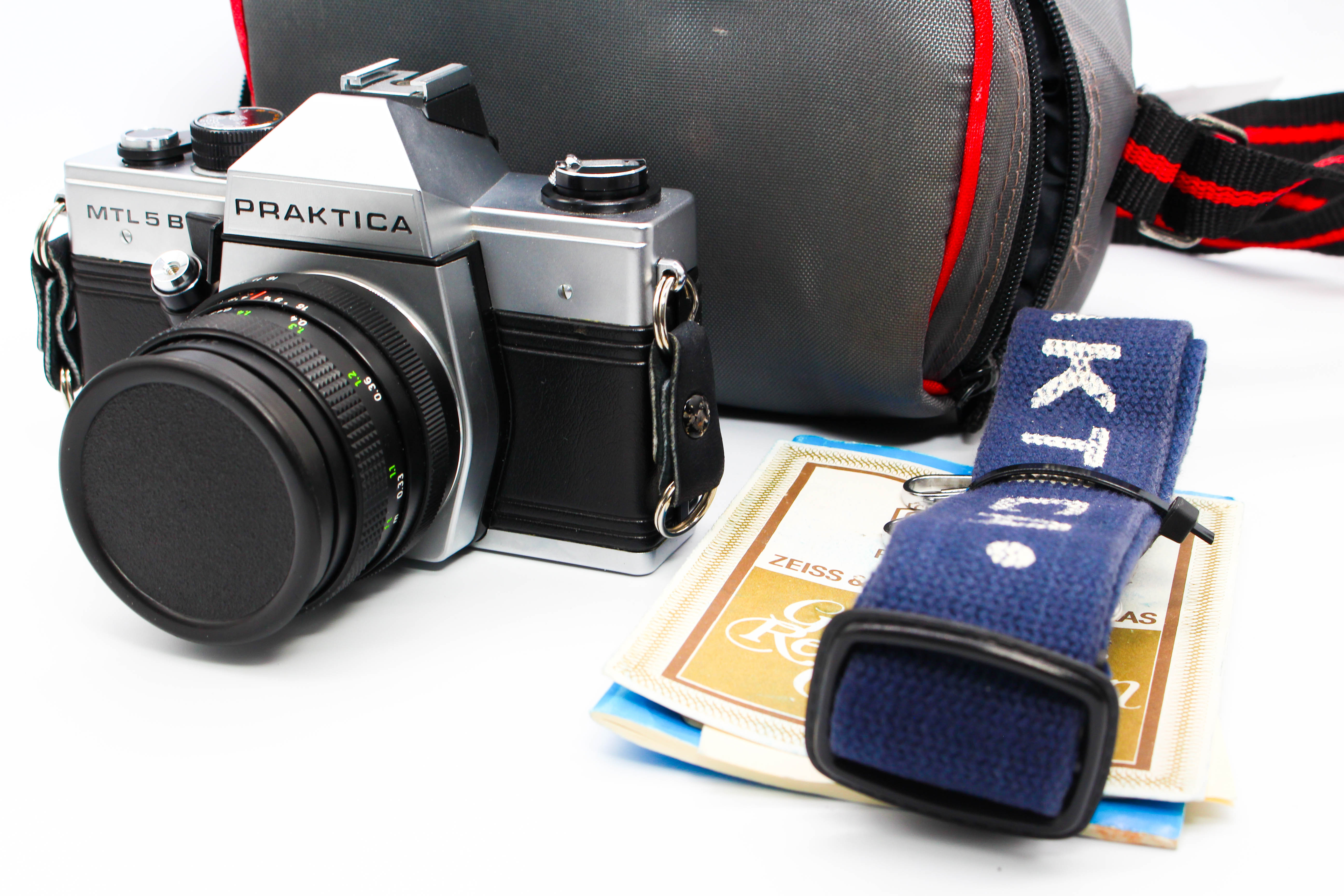 Praktica MTL5B SLR 35mm Film Camera With Pentacon 50mm f/1.8 Lens - Tested Bundle Excellent
